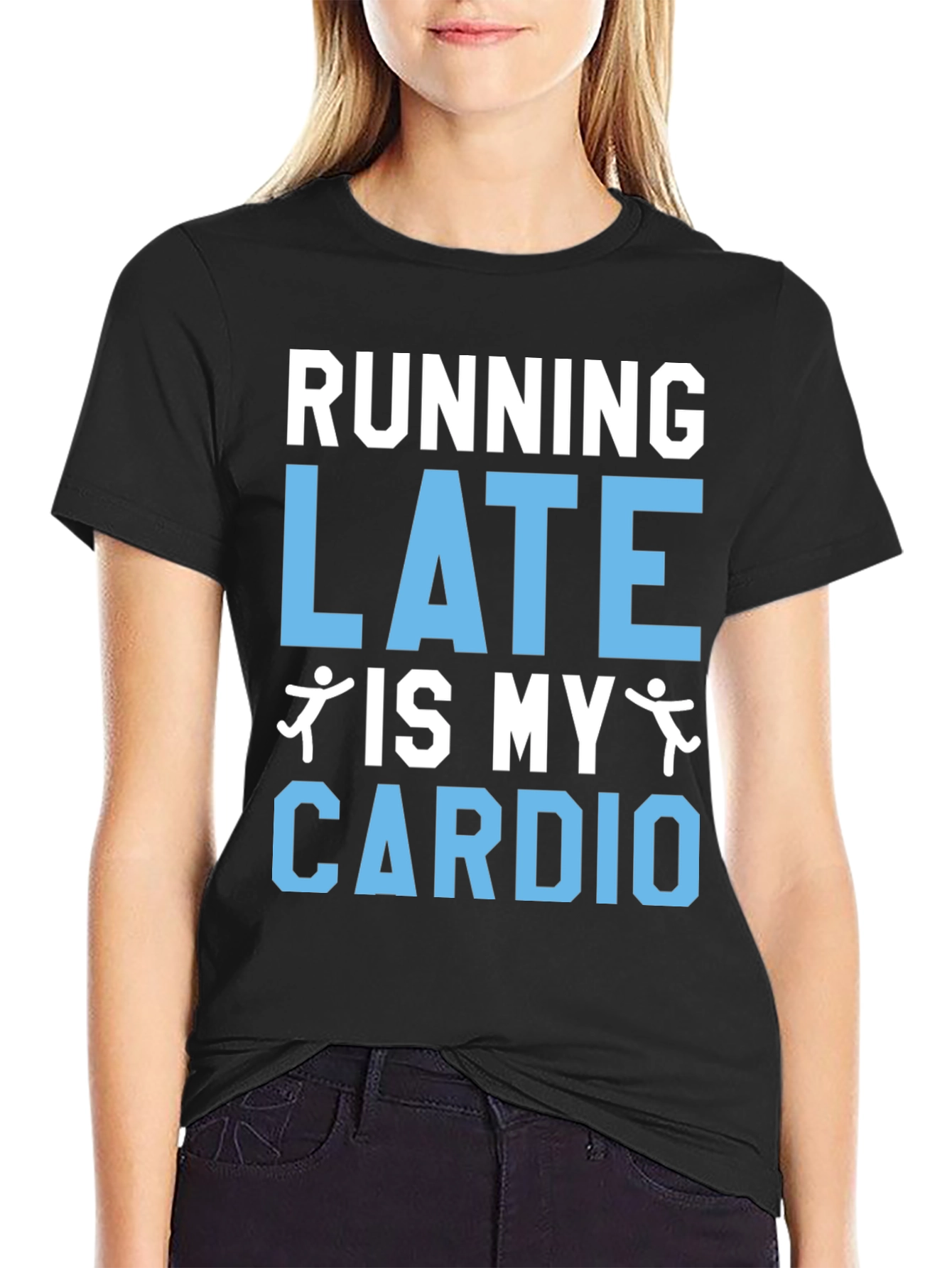 Running Late Cardio Graphic Tee Shirt
