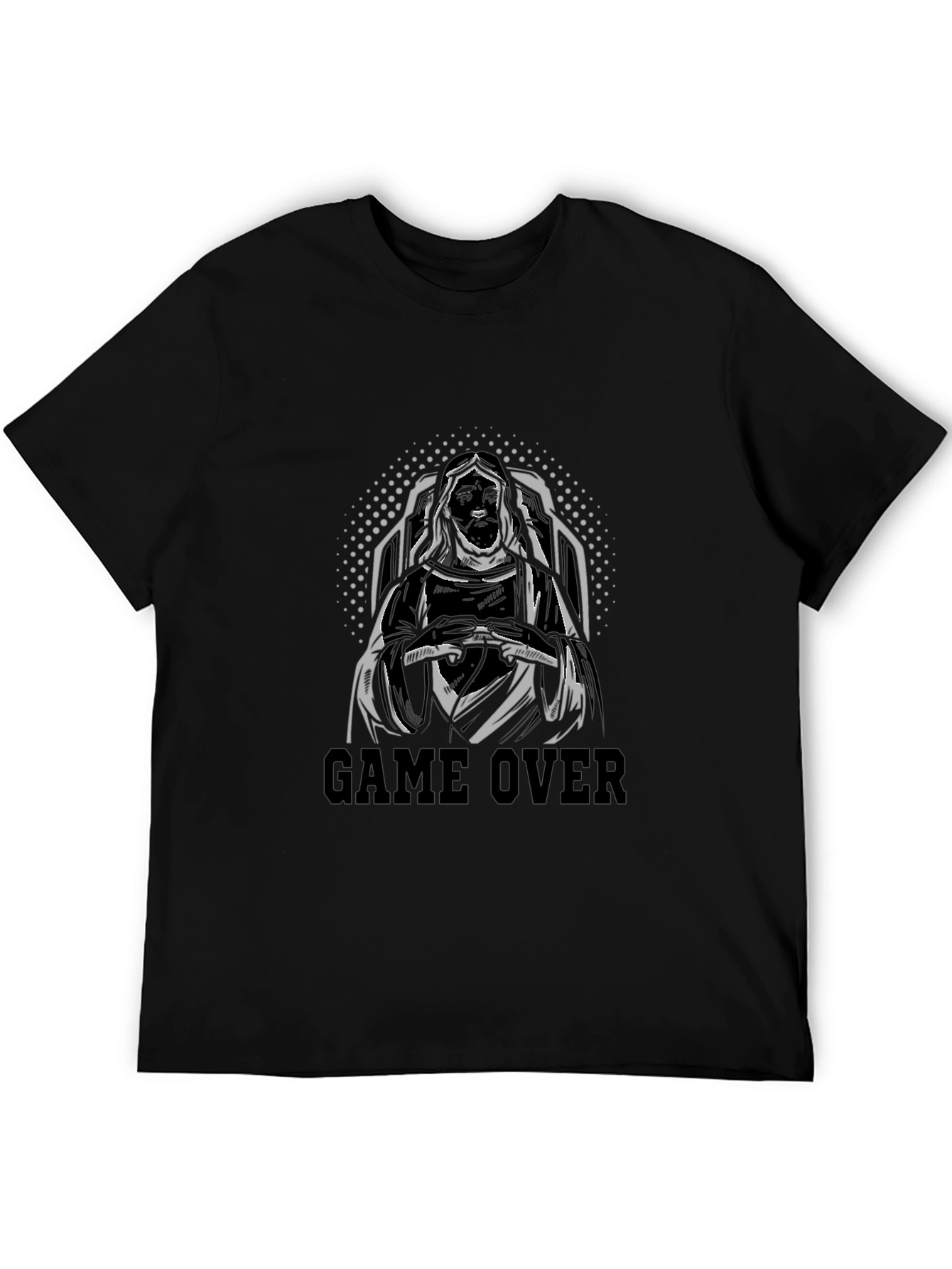 Game Over T-Shirt - Grim Reaper Gamer Design