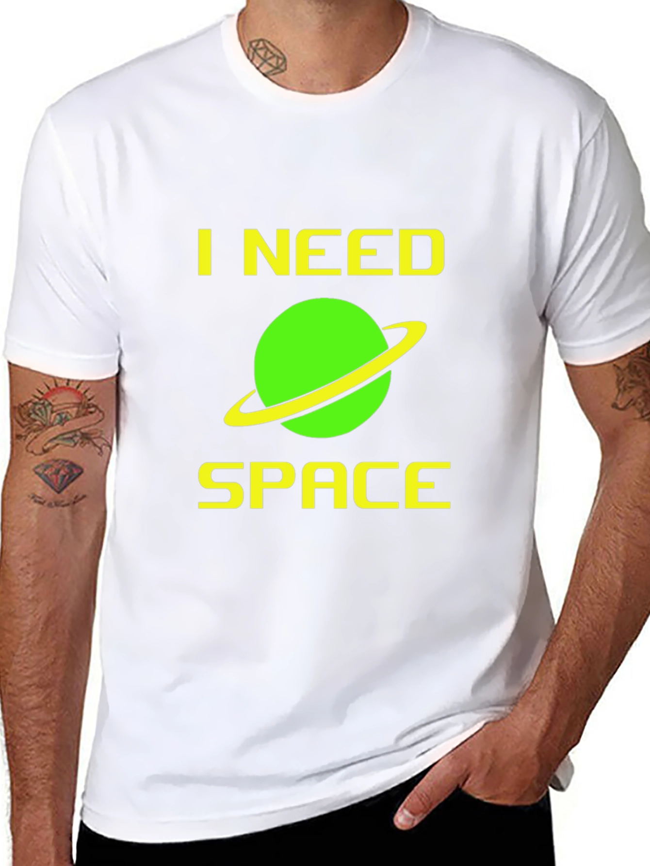 I Need Space T-Shirt - Planet Graphic Tee