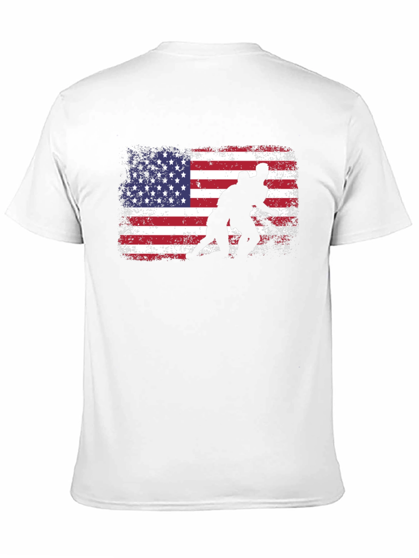 Wrestling American Flag T-Shirt