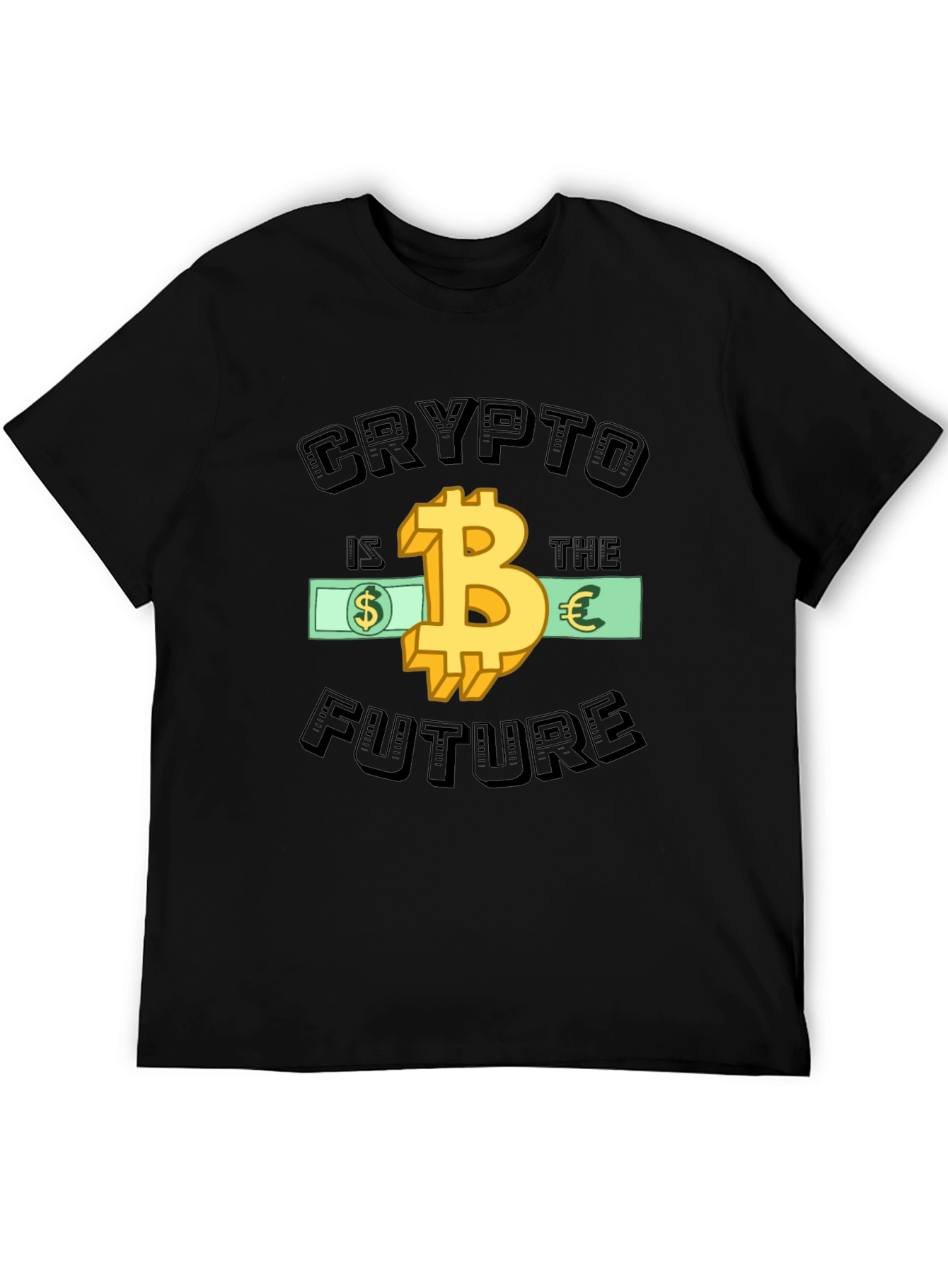 Crypto is the Future Black T-Shirt