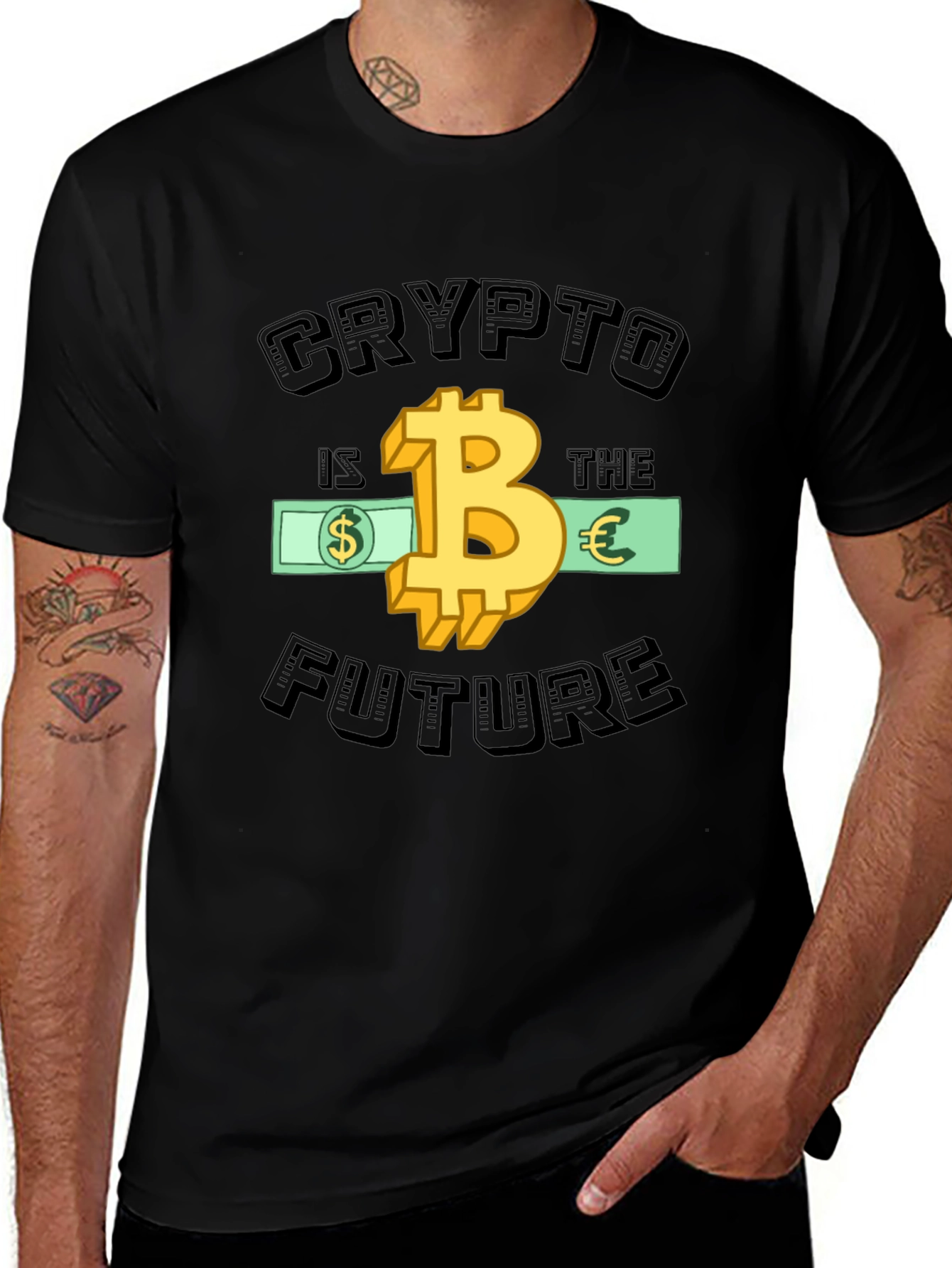 Crypto is the Future Black T-Shirt