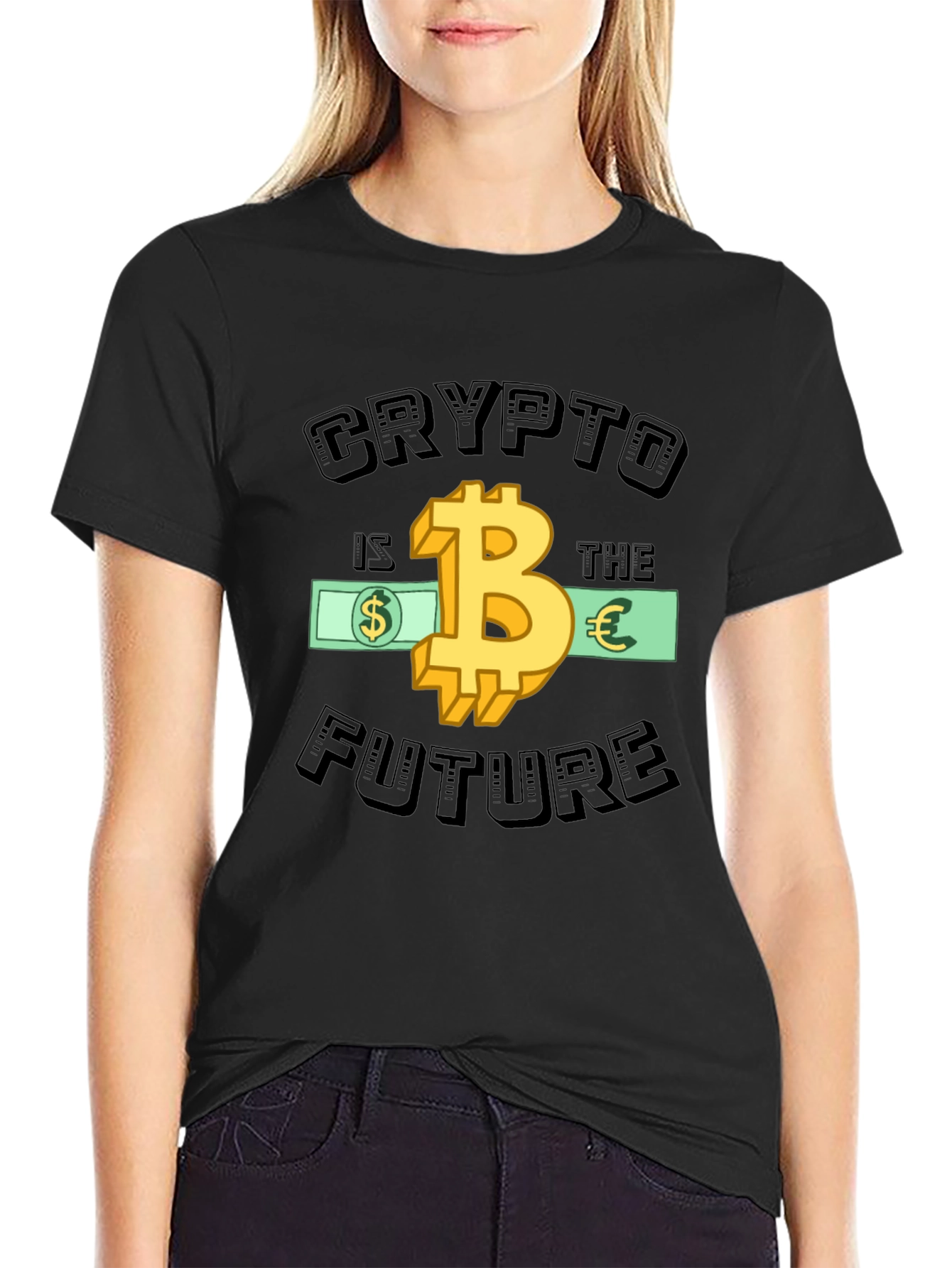 Crypto is the Future Black T-Shirt