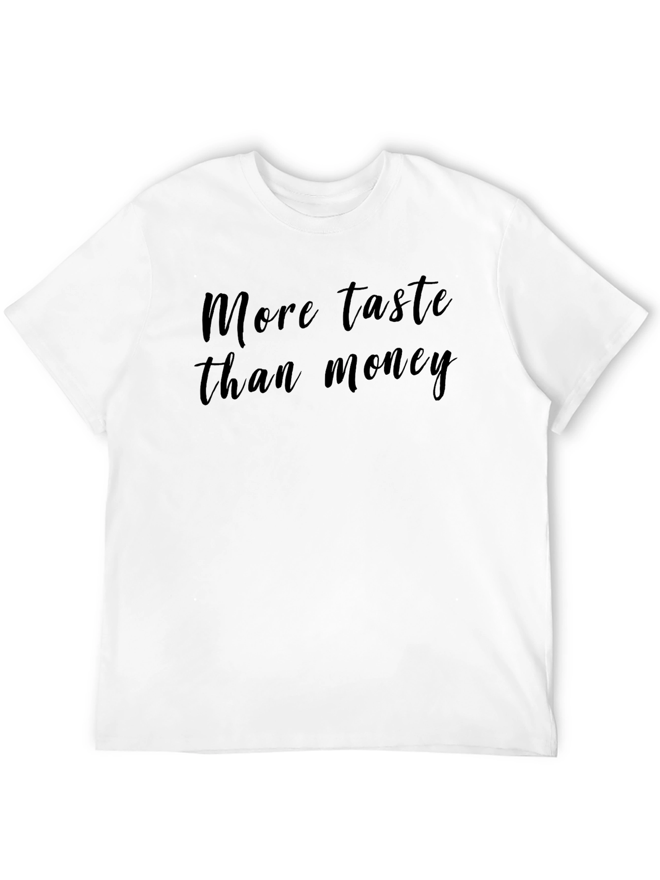 More Taste Than Money Black Graphic Tee
