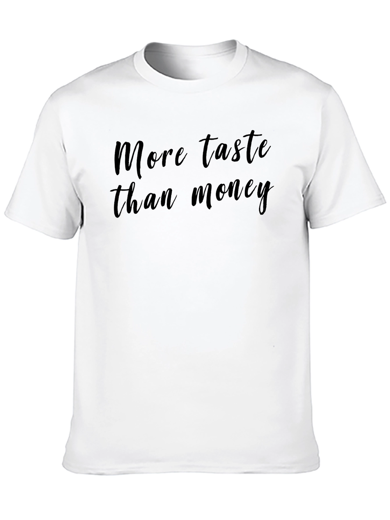 More Taste Than Money Black Graphic Tee