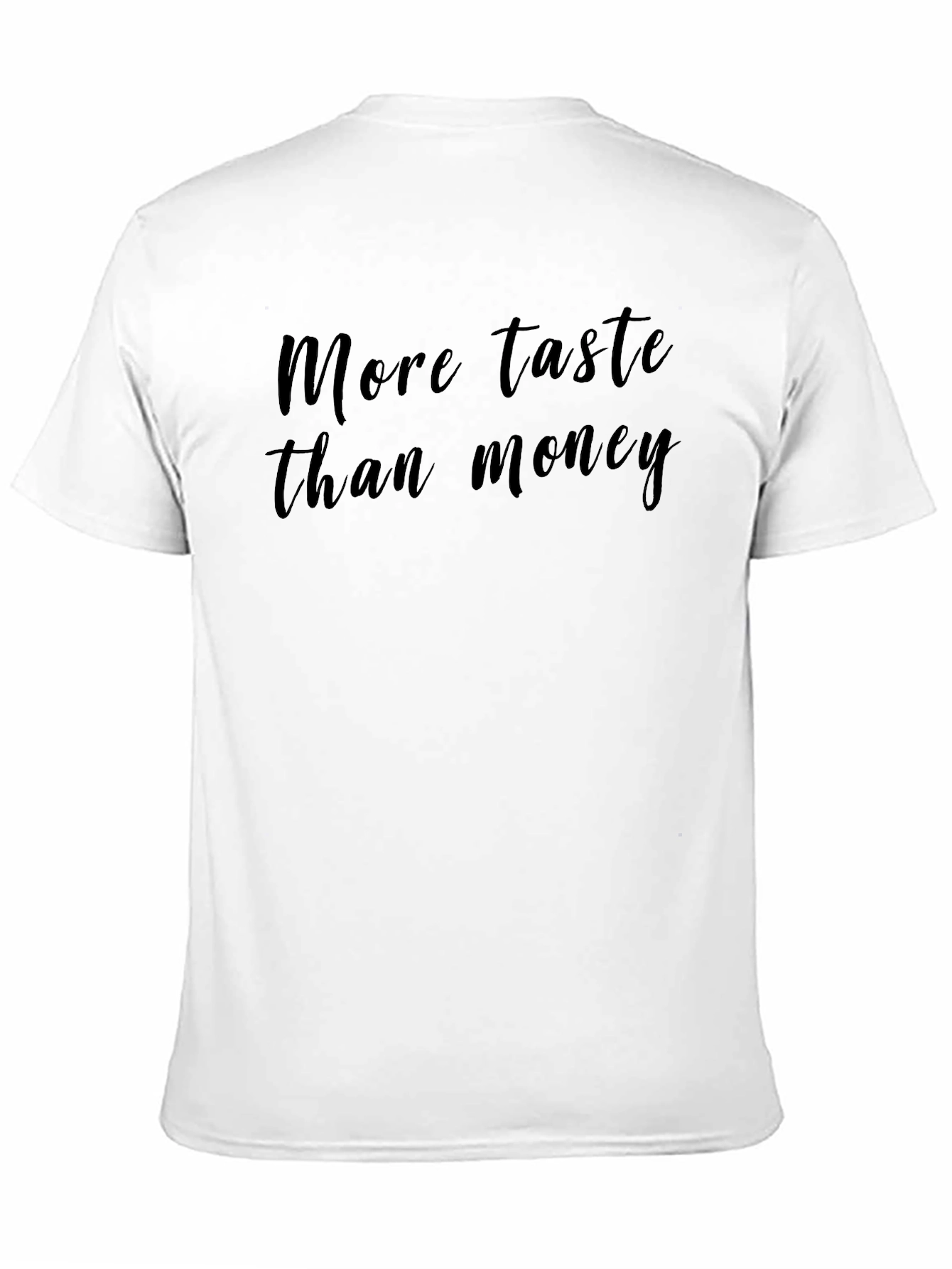 More Taste Than Money Black Graphic Tee