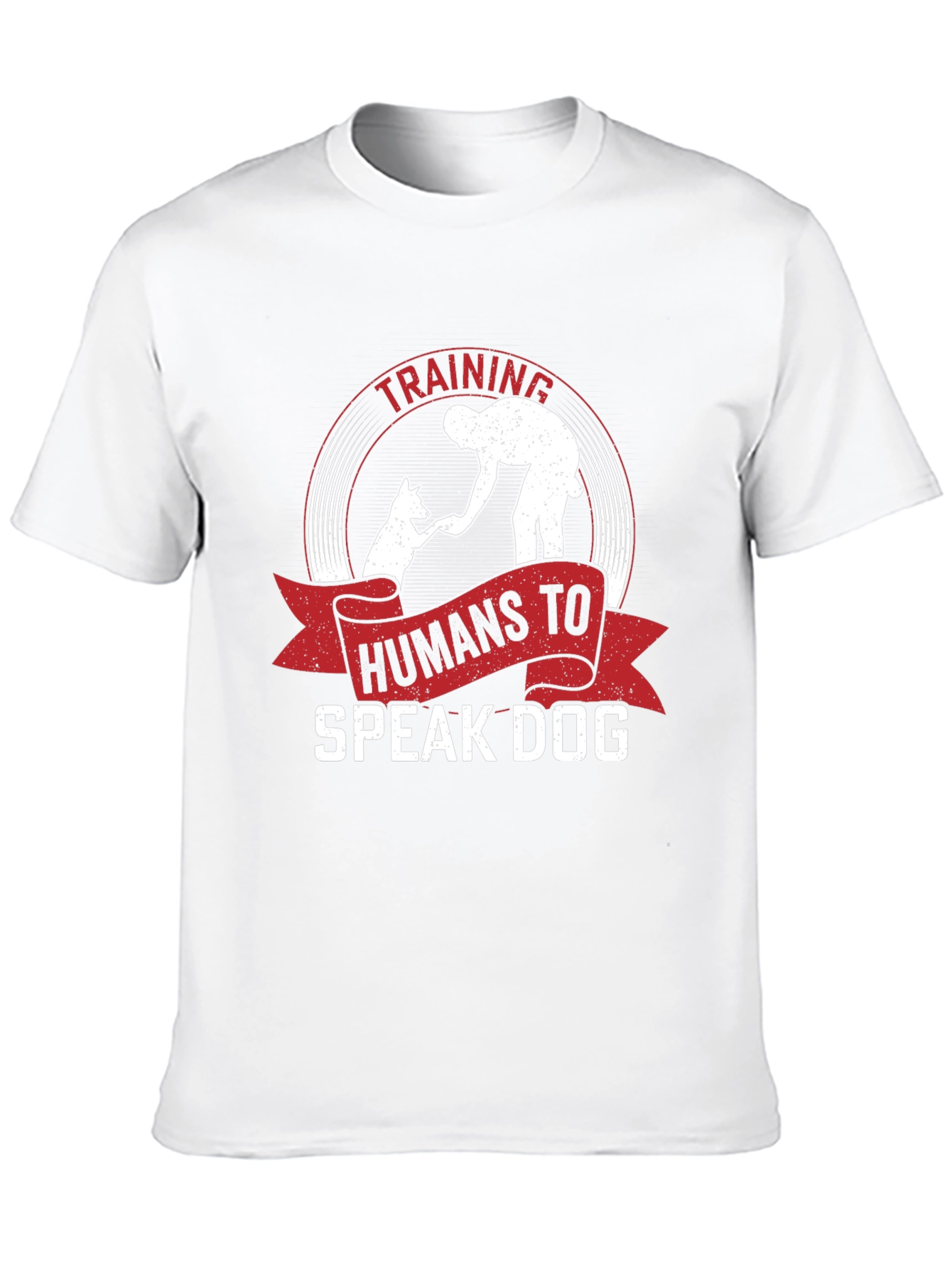 Training Humans To Speak Dog Black T-Shirt