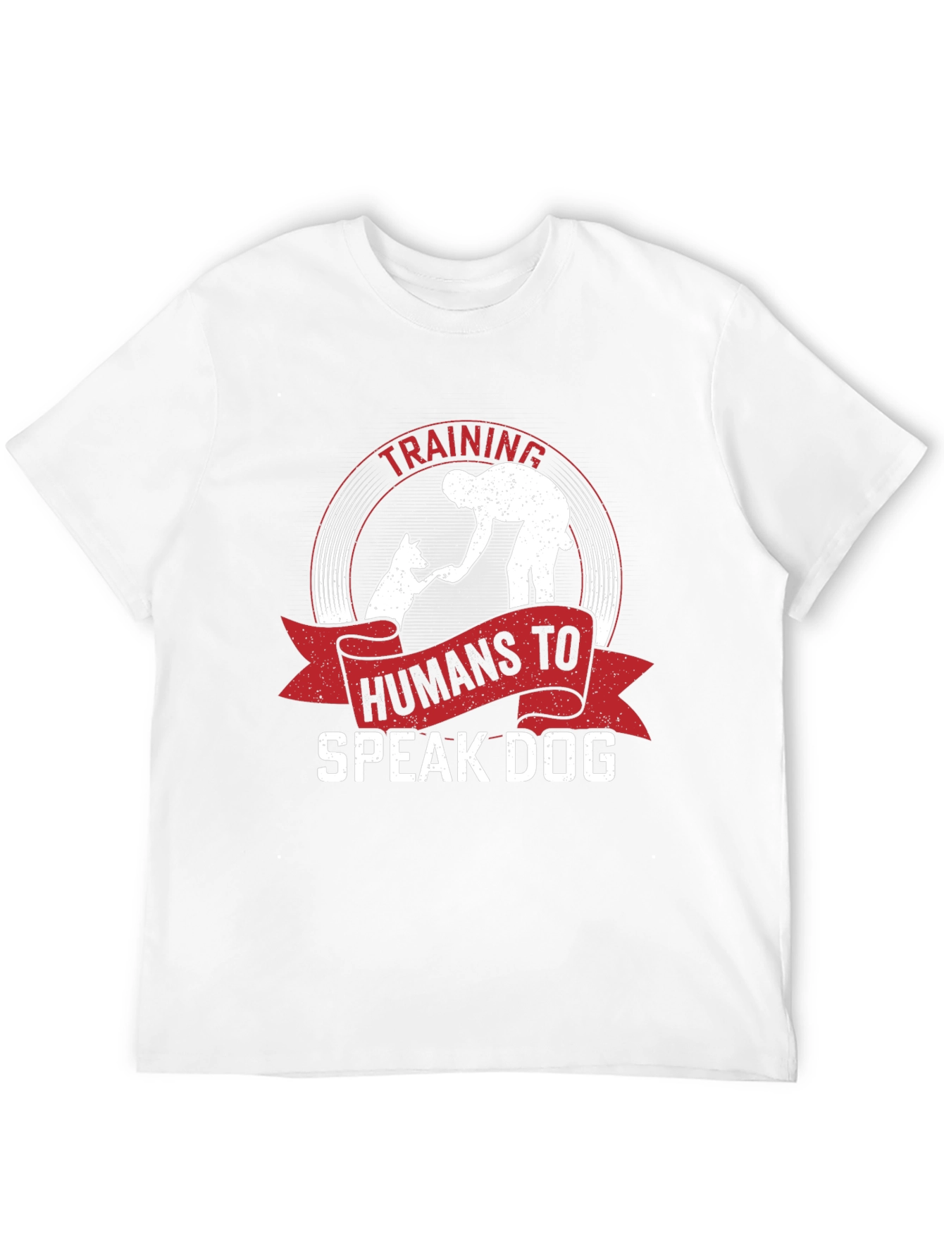 Training Humans To Speak Dog Black T-Shirt