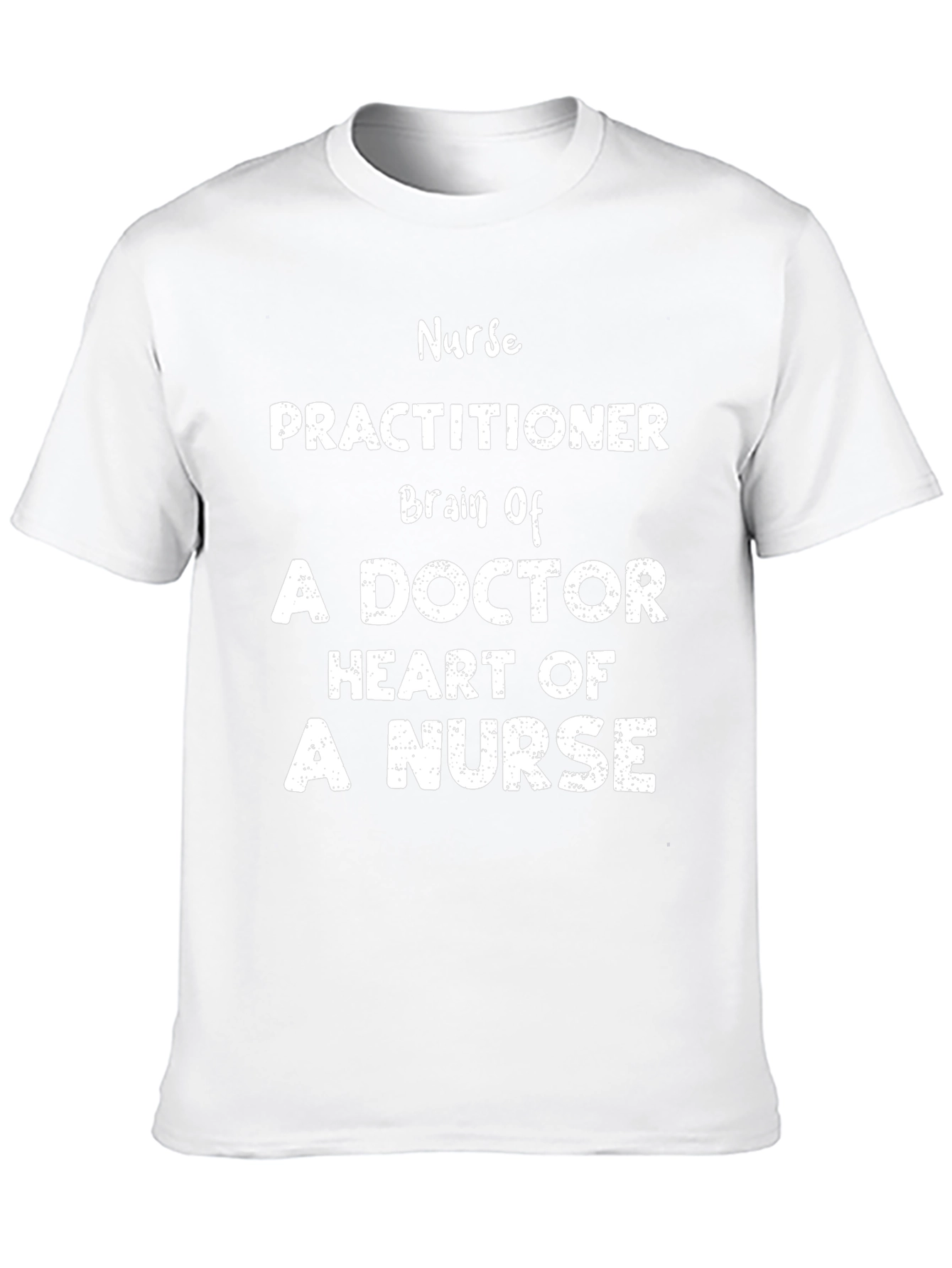 Nurse Practitioner Brain Heart T-Shirt