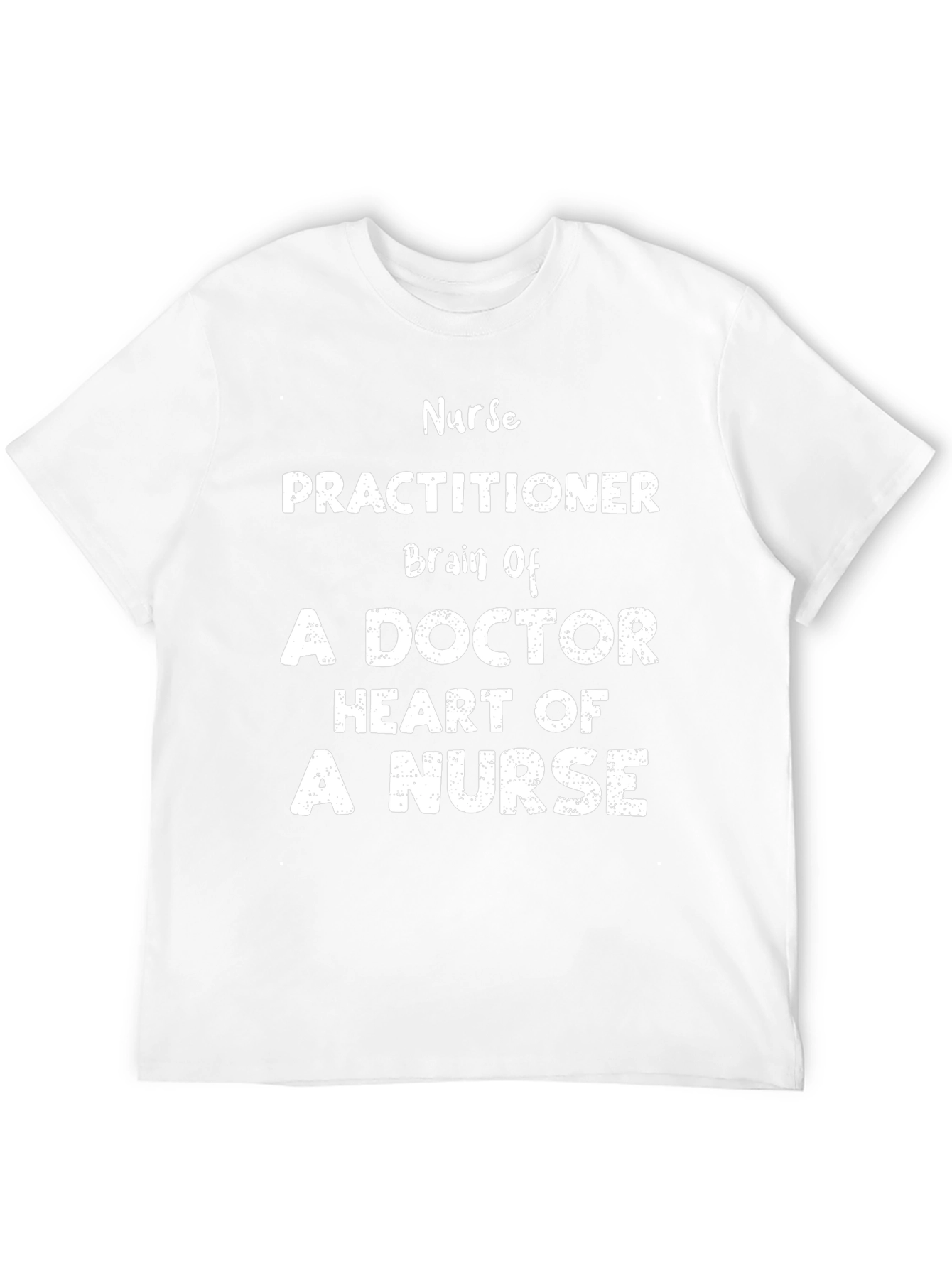Nurse Practitioner Brain Heart T-Shirt