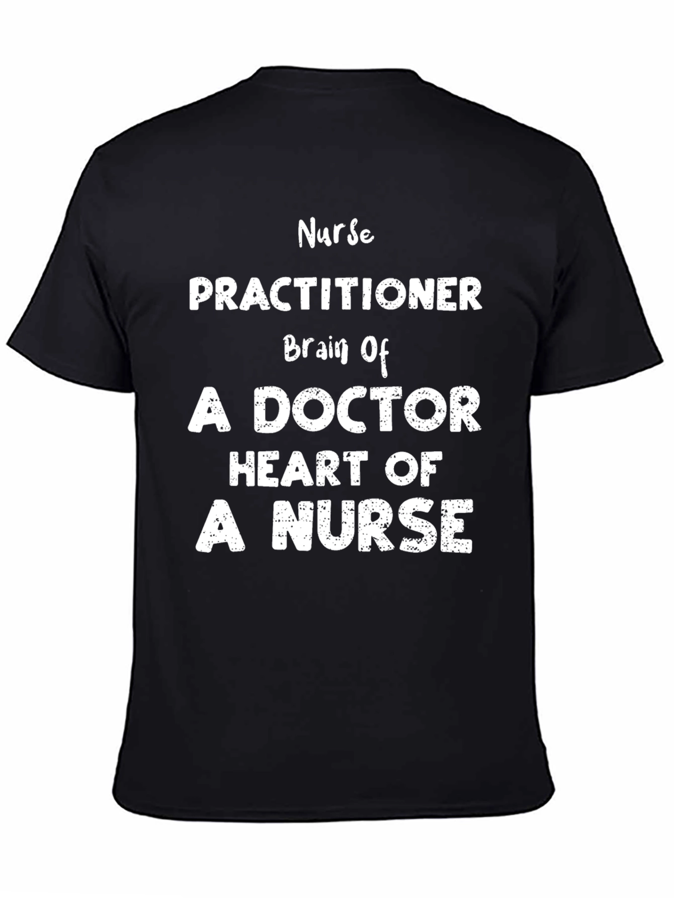 Nurse Practitioner Brain Heart T-Shirt