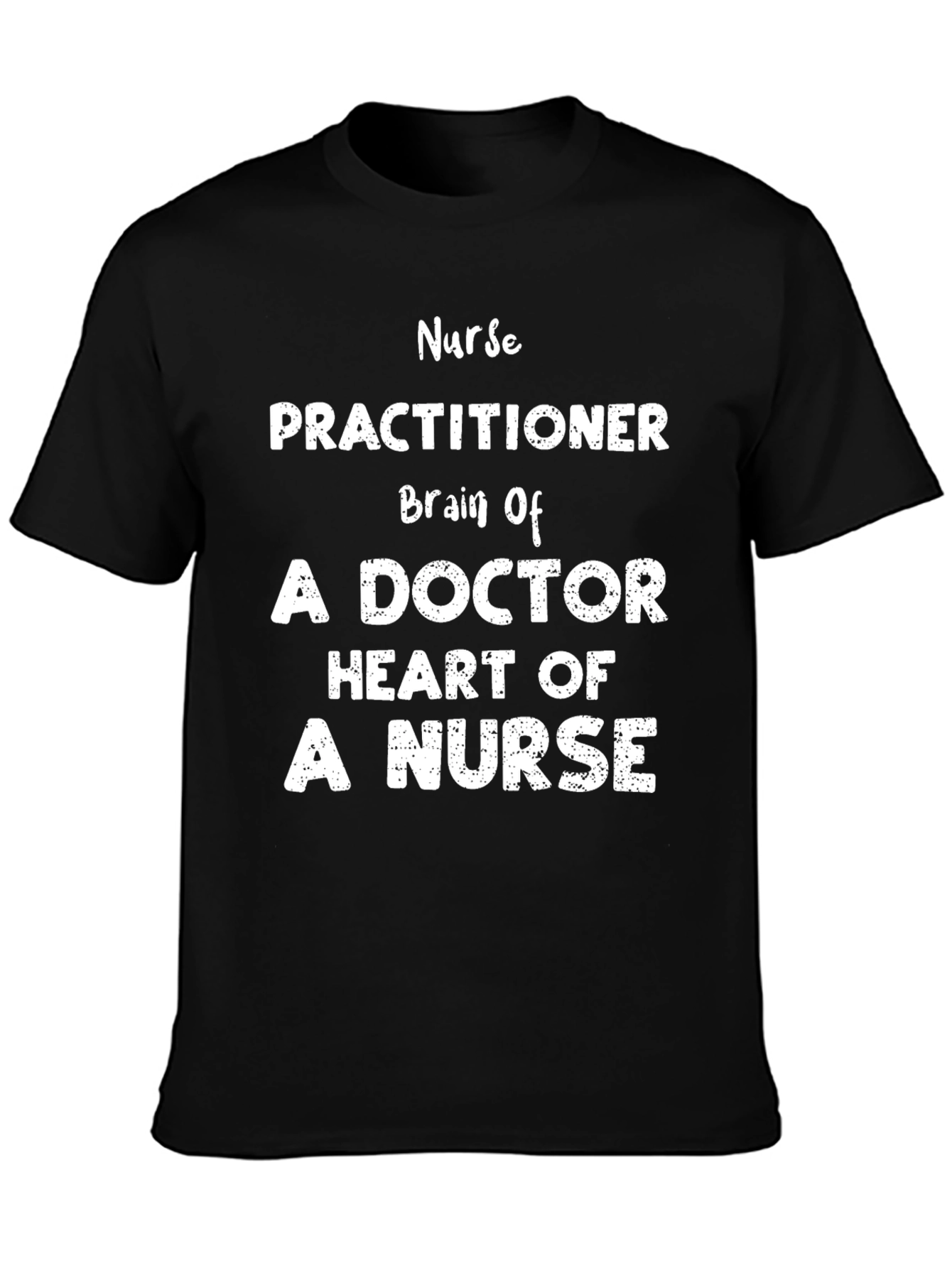 Nurse Practitioner Brain Heart T-Shirt