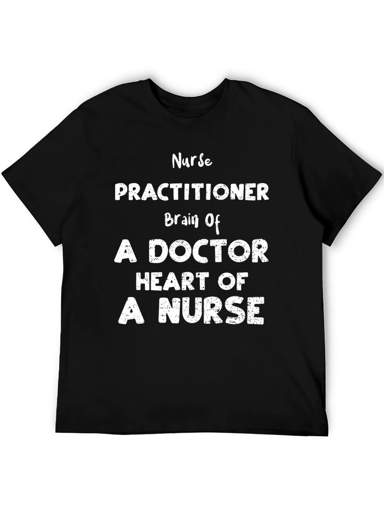 Nurse Practitioner Brain Heart T-Shirt