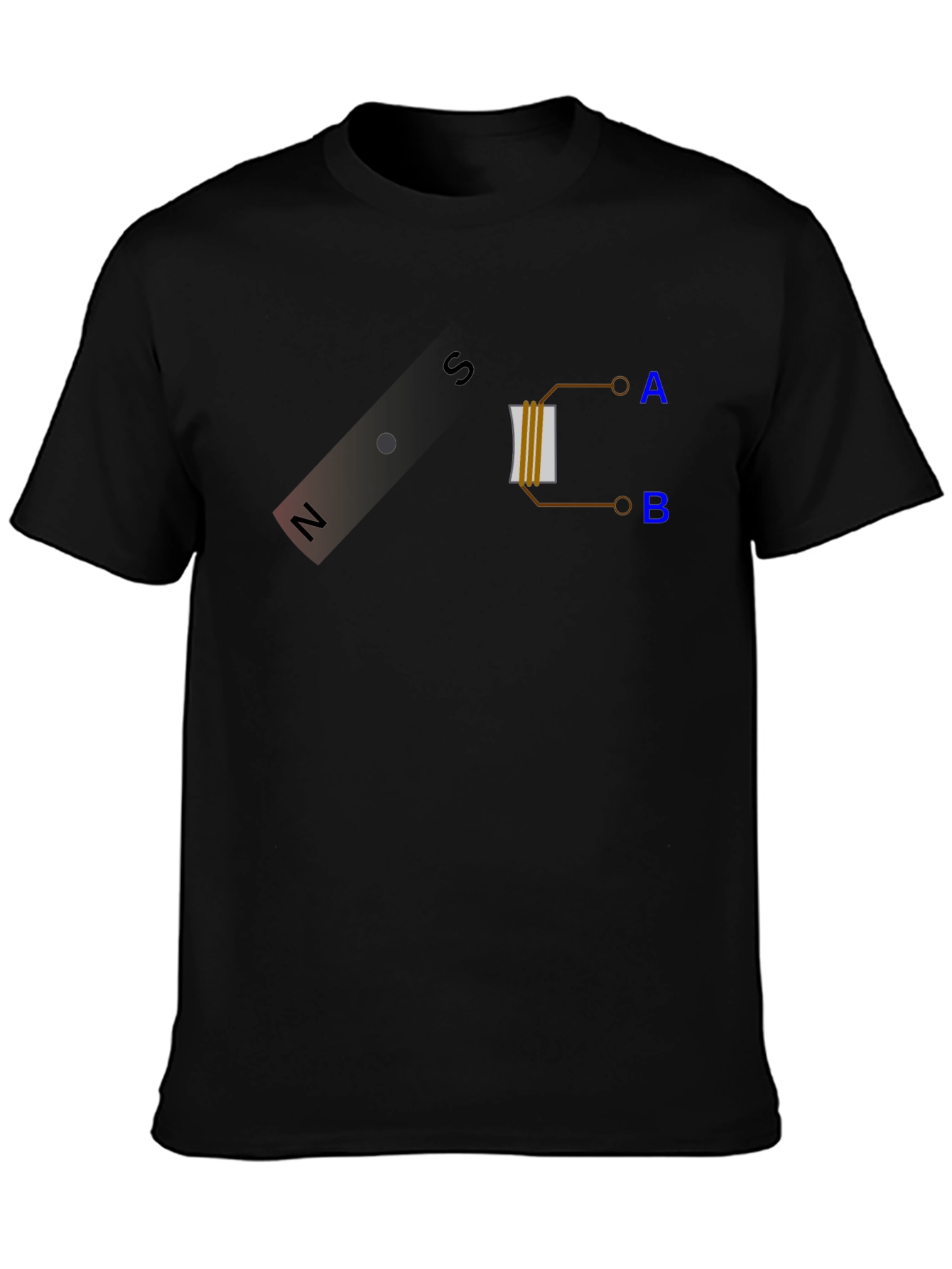 Electromagnet Physics Graphic T-Shirt - Science Nerd Tee