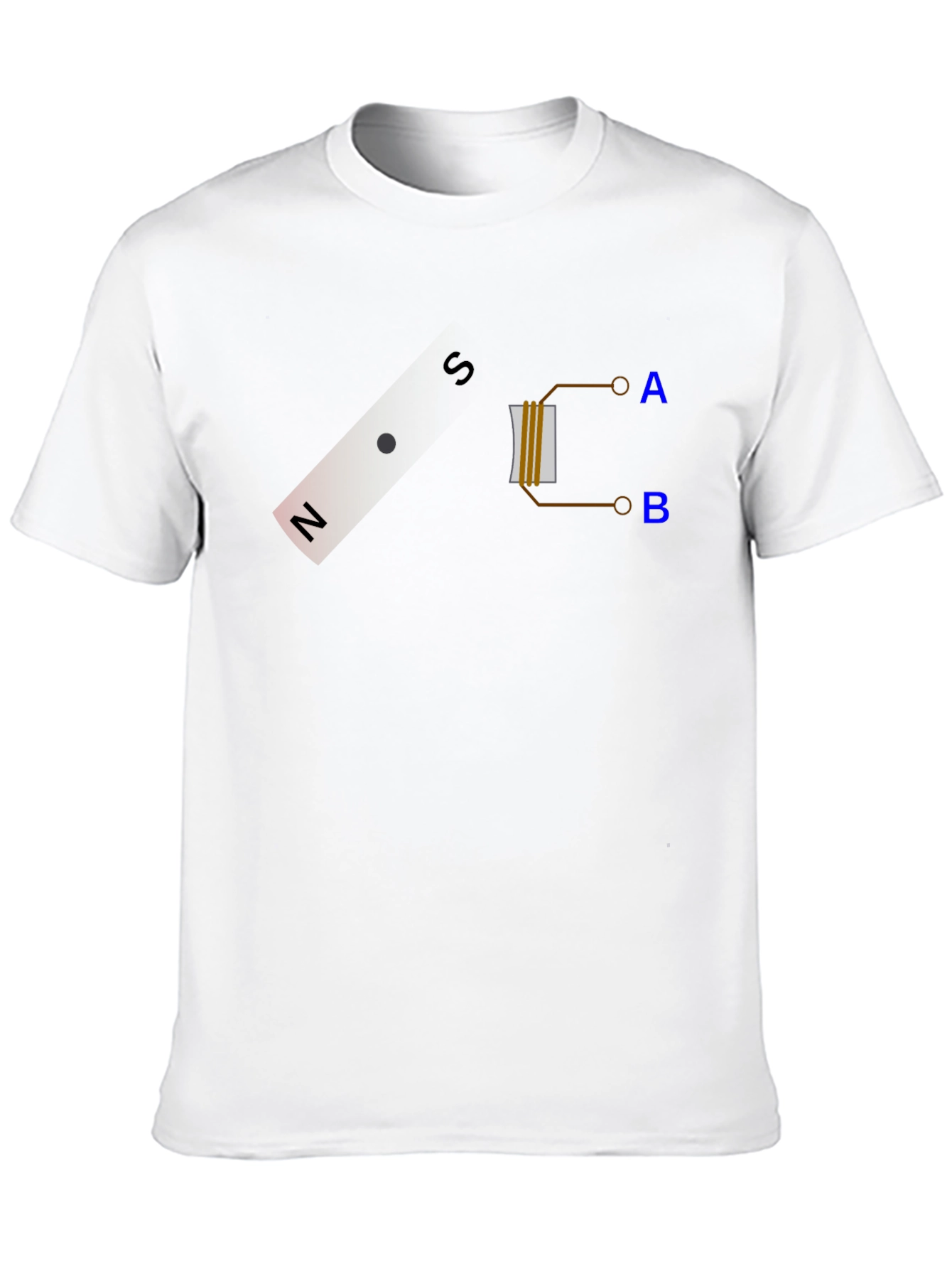 Electromagnet Physics Graphic T-Shirt - Science Nerd Tee