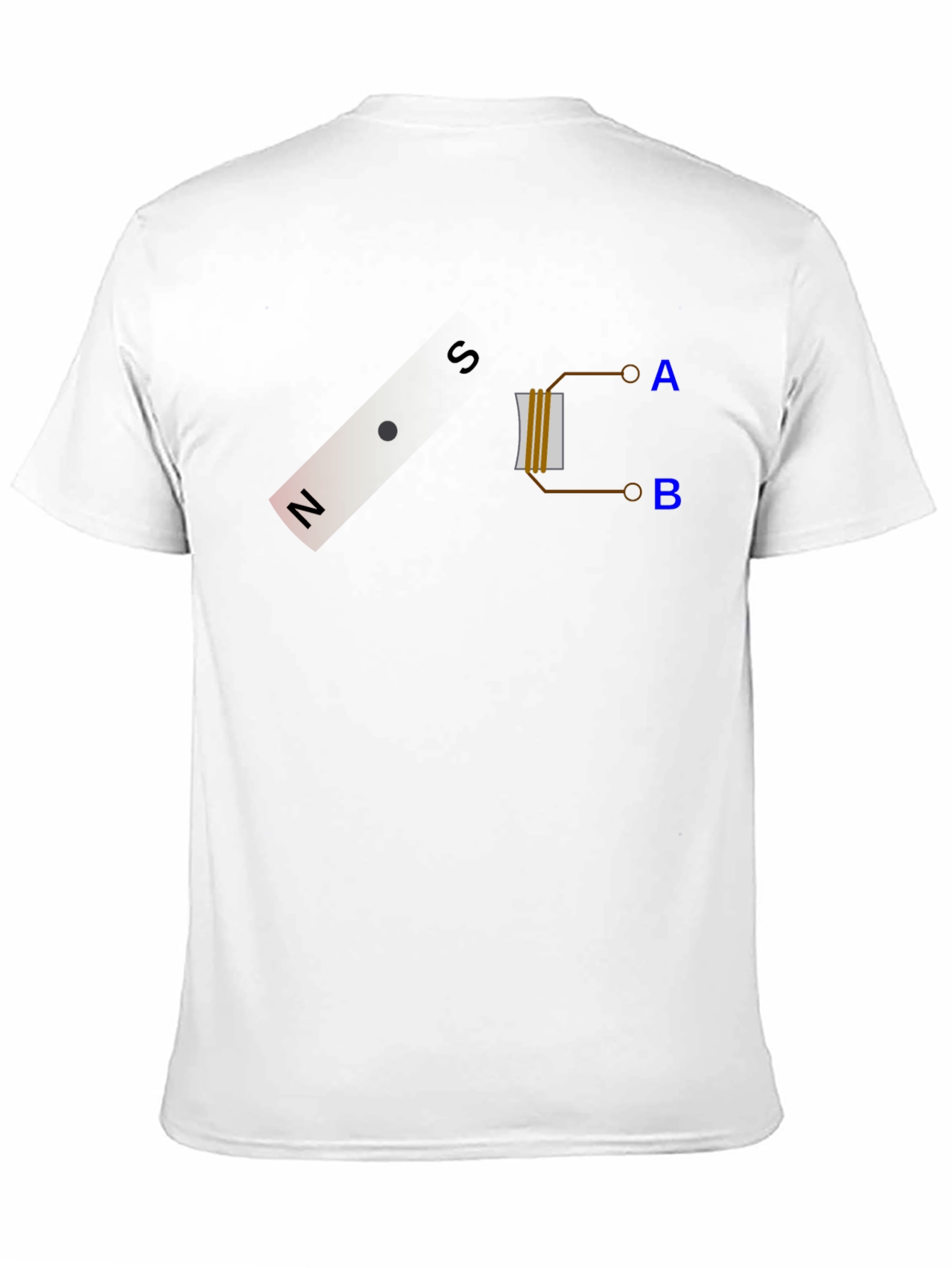 Electromagnet Physics Graphic T-Shirt - Science Nerd Tee