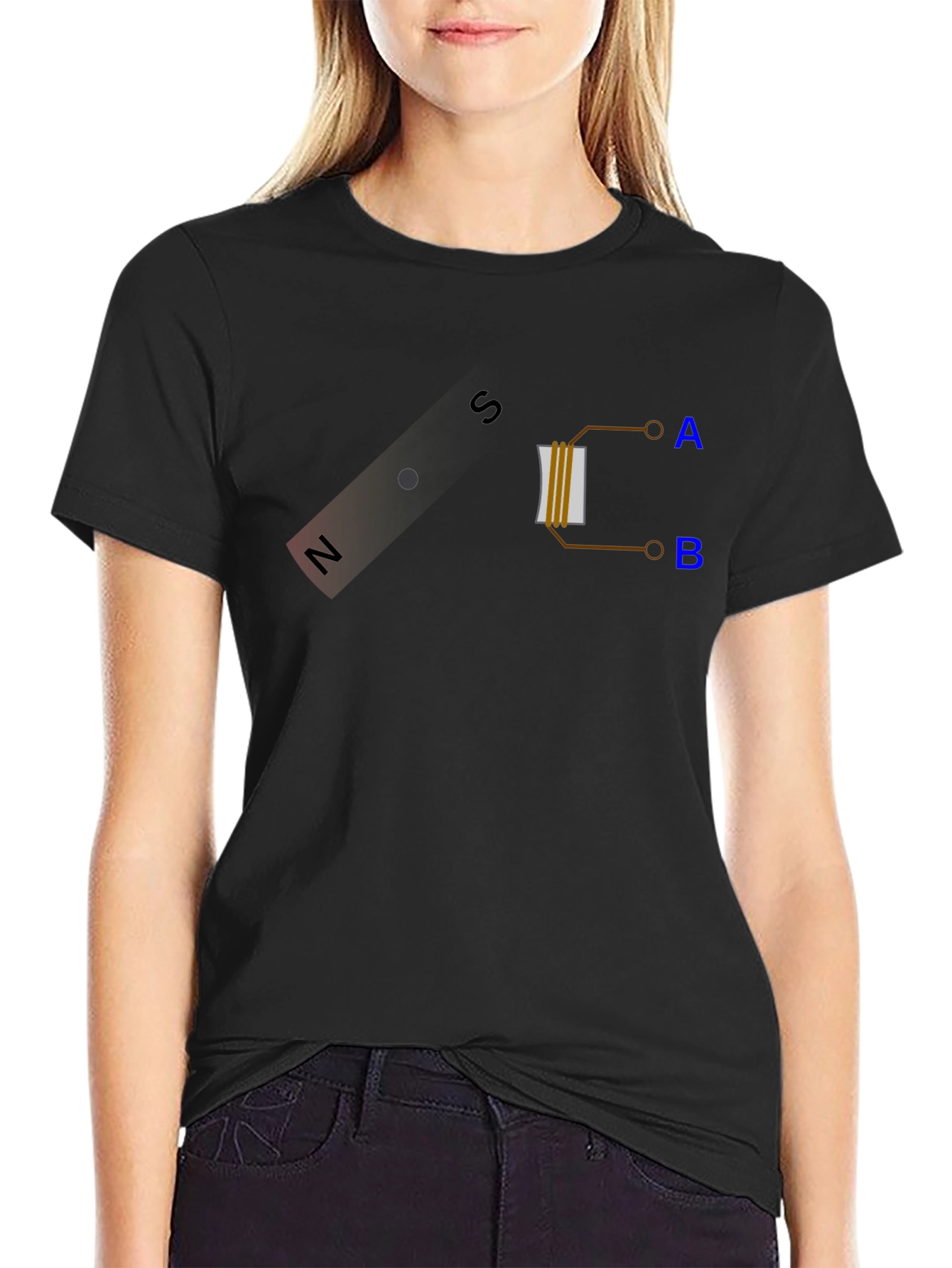 Electromagnet Physics Graphic T-Shirt - Science Nerd Tee