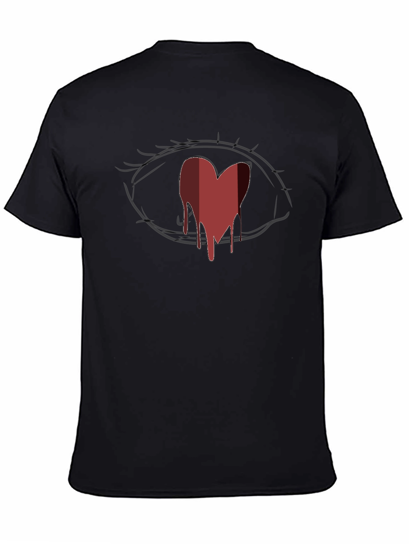Bleeding Heart Eye Graphic Tee - Unisex Soft Cotton