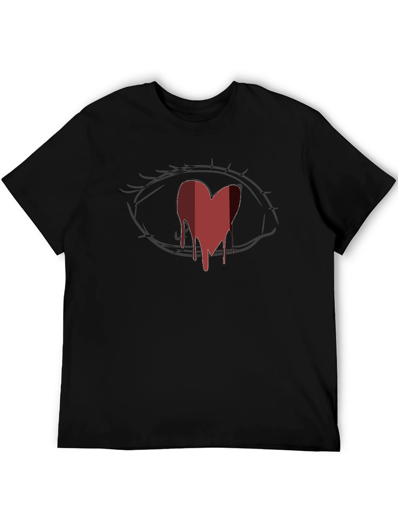 Bleeding Heart Eye Graphic Tee - Unisex Soft Cotton