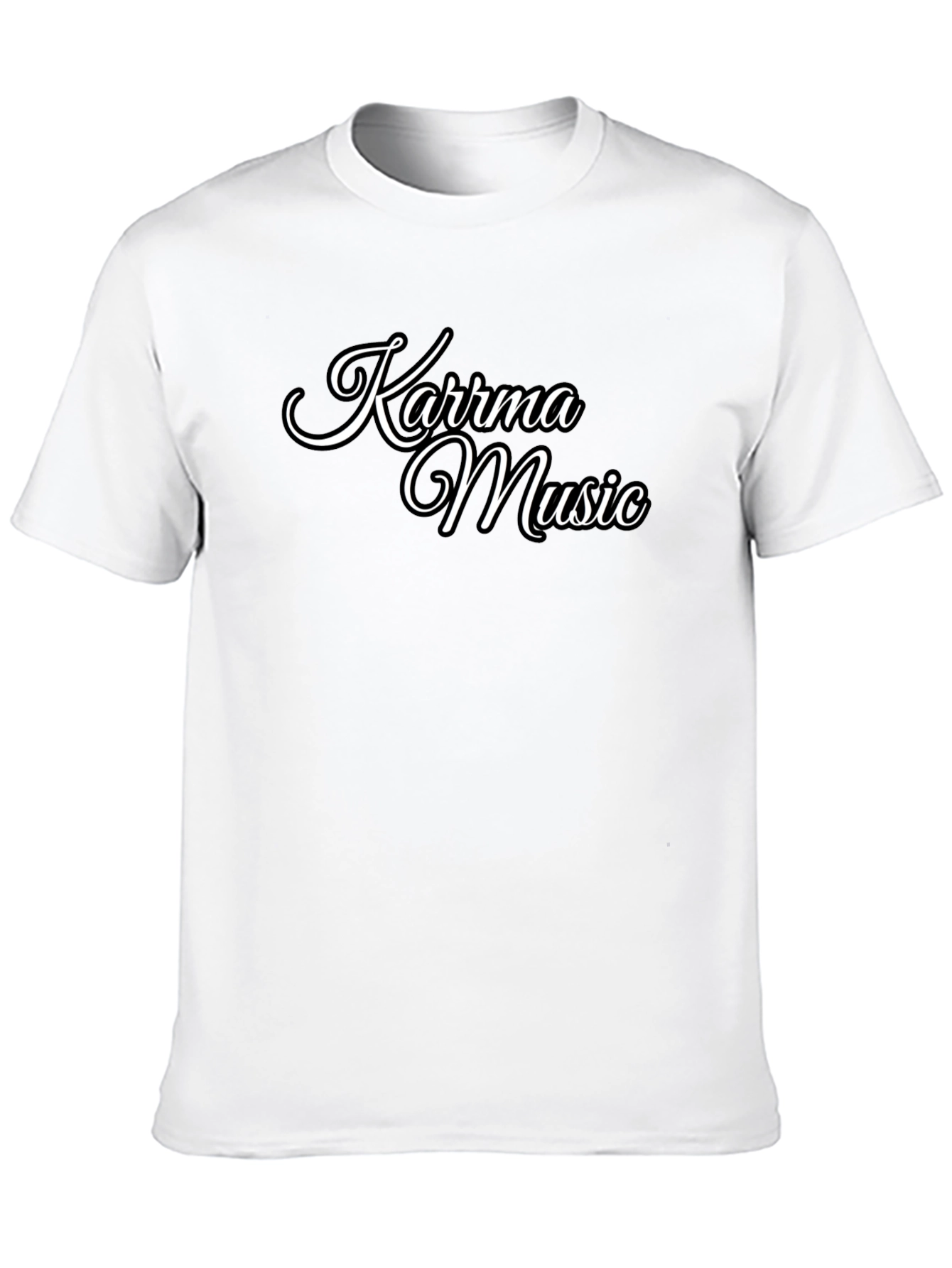 Karma Music Black Tee - Stylish Casual Wear