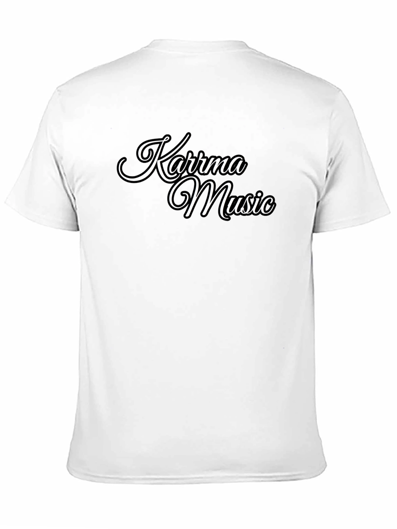 Karma Music Black Tee - Stylish Casual Wear