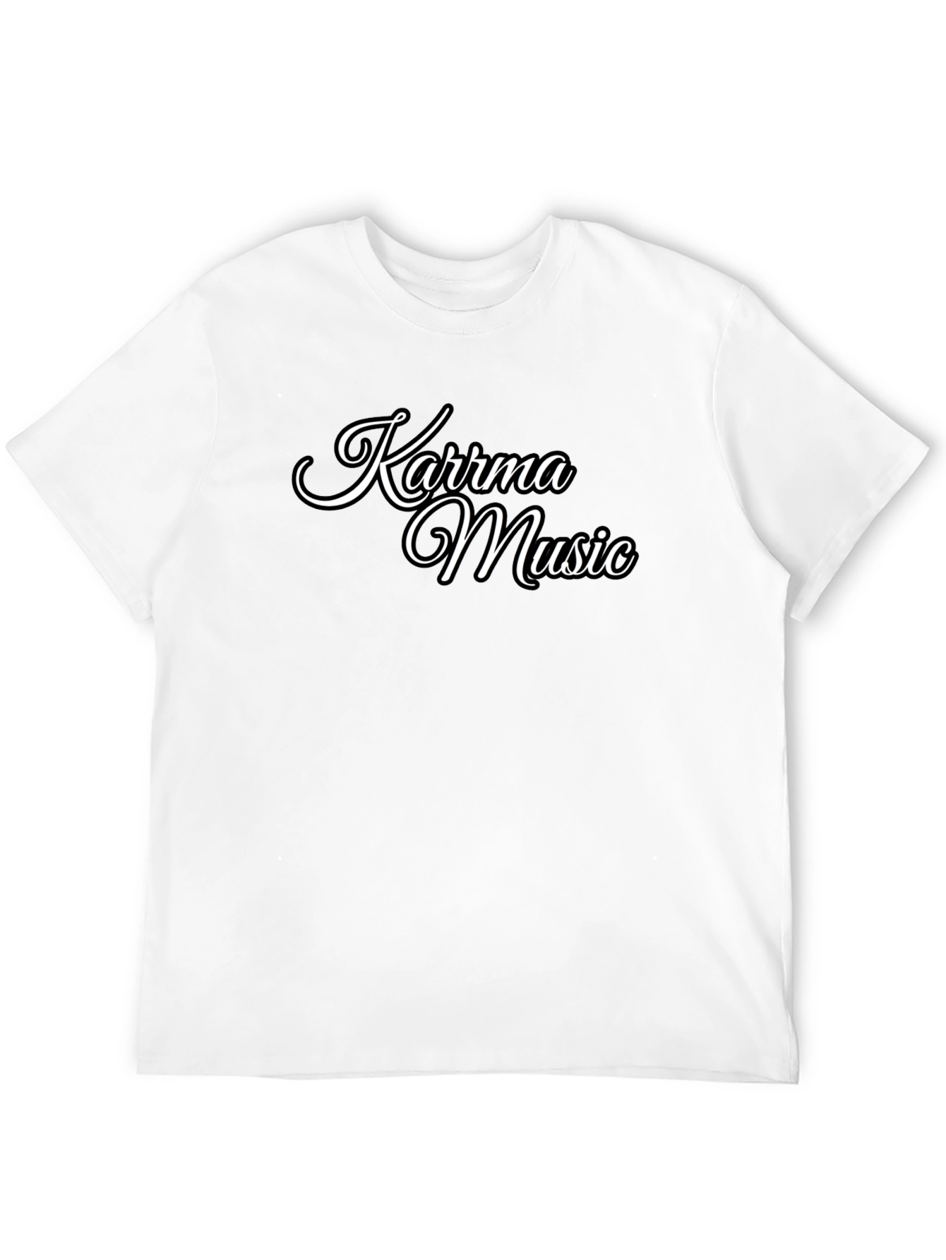 Karma Music Black Tee - Stylish Casual Wear