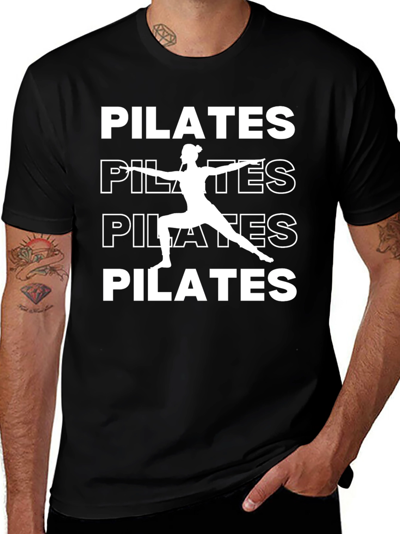 Pilates Graphic Tee - Fitness T-Shirt