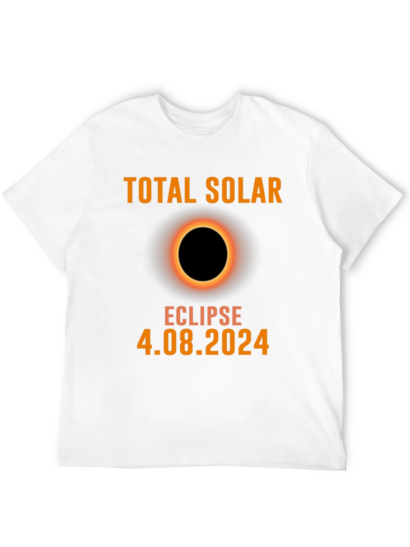 Total Solar Eclipse 2024 Black T-Shirt