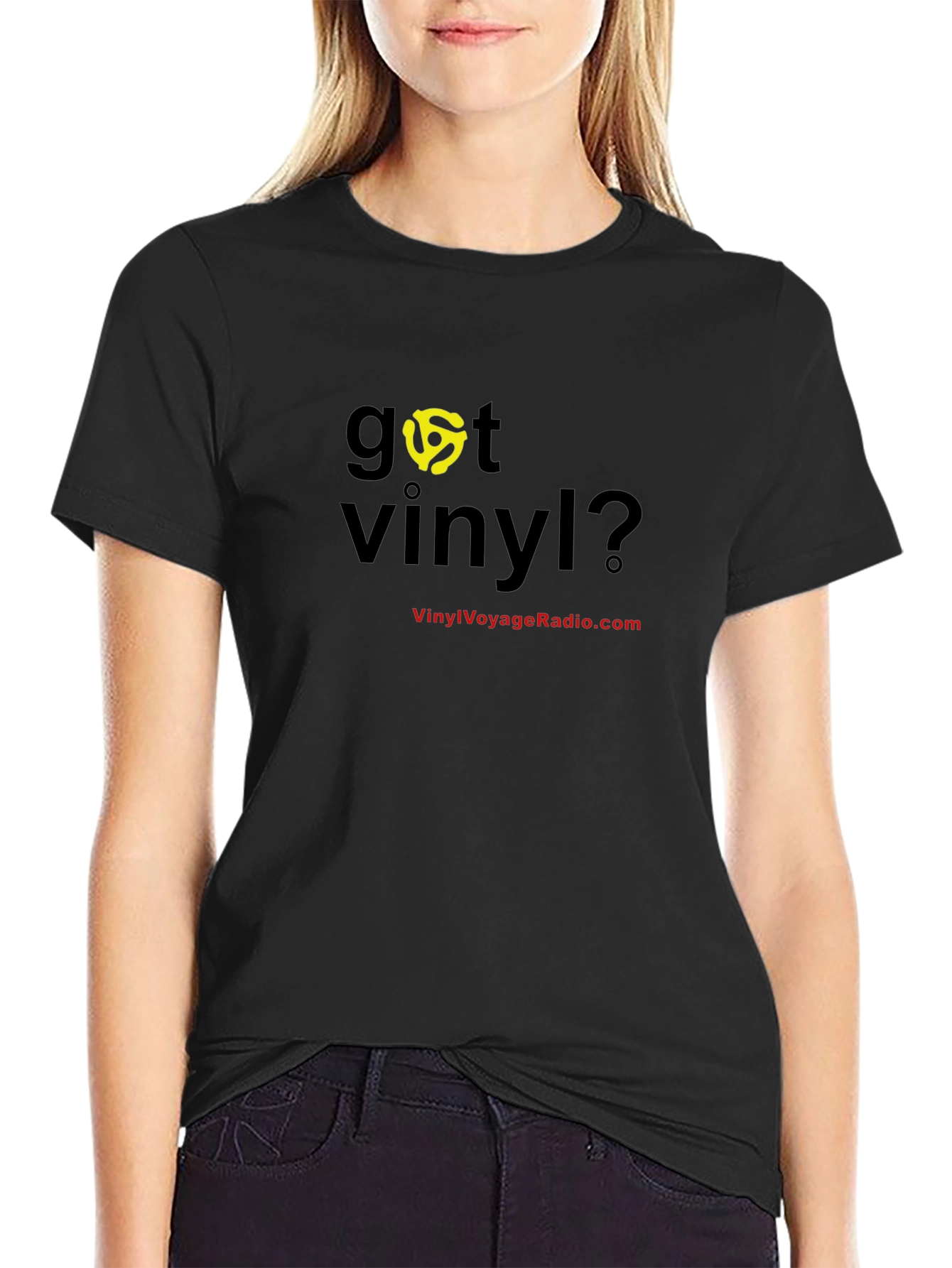 Got Vinyl? Black Graphic Tee
