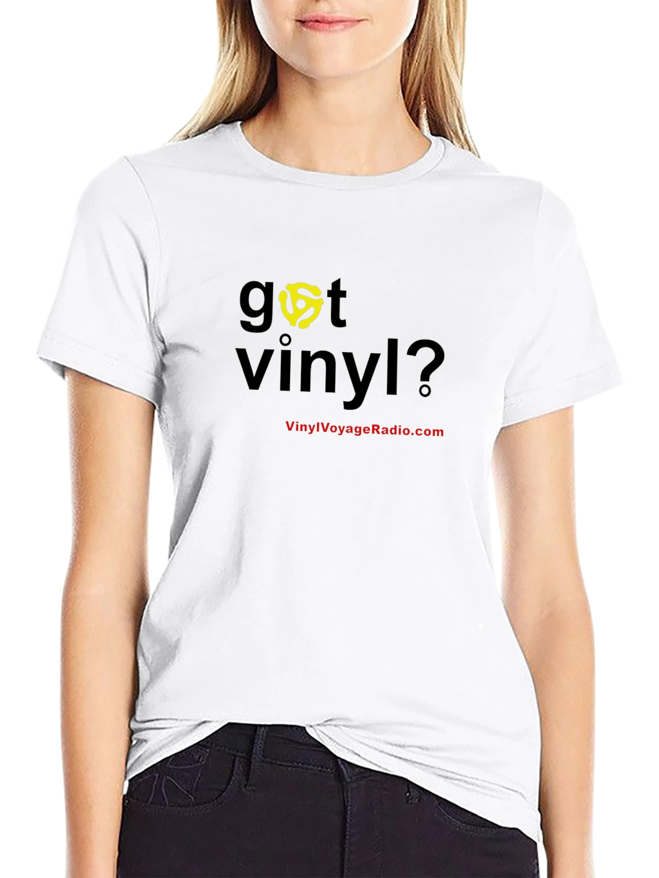 Got Vinyl? Black Graphic Tee