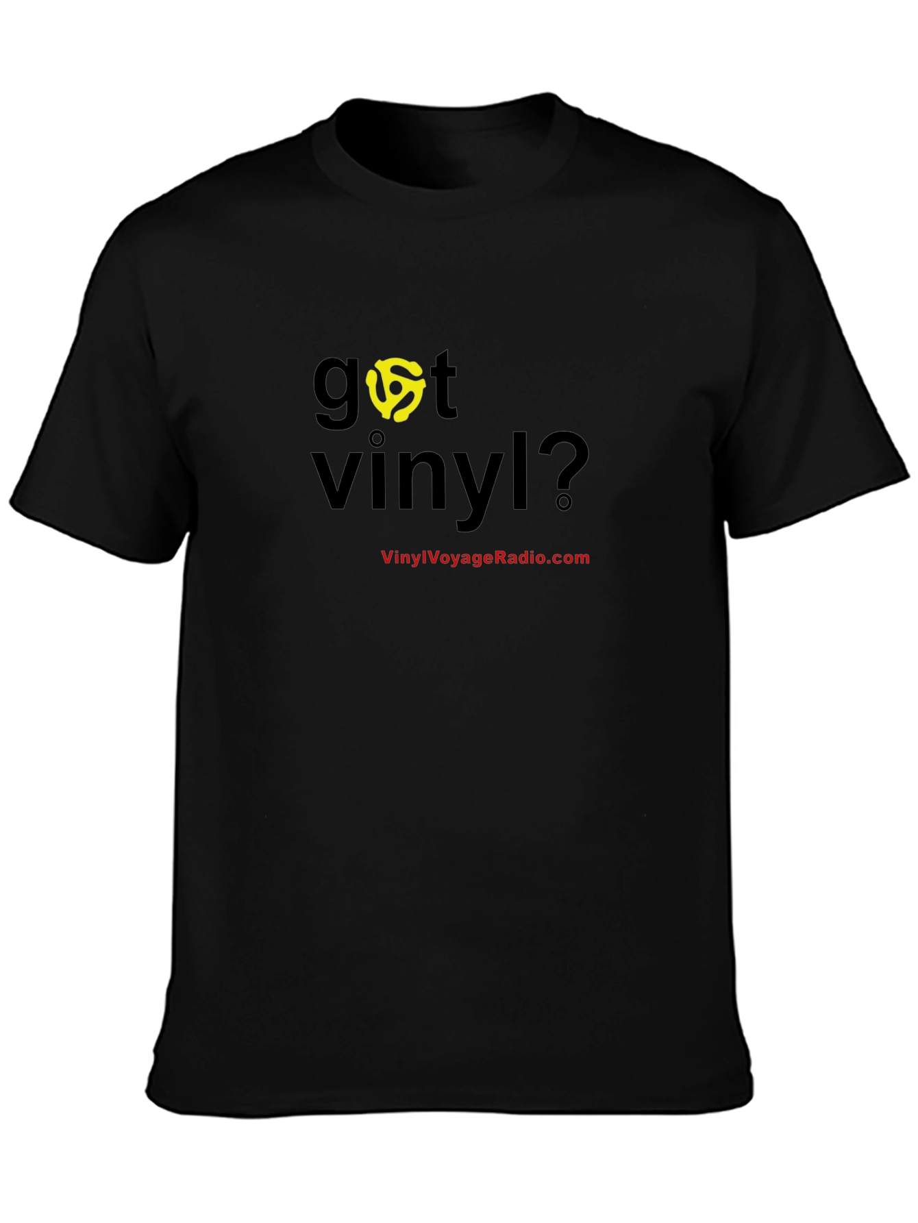 Got Vinyl? Black Graphic Tee