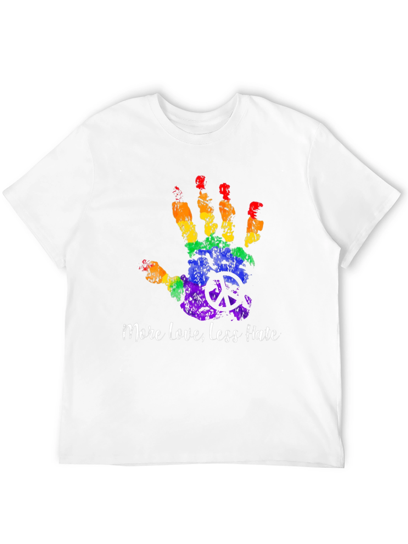 More Love Less Hate LGBT Pride T-Shirt