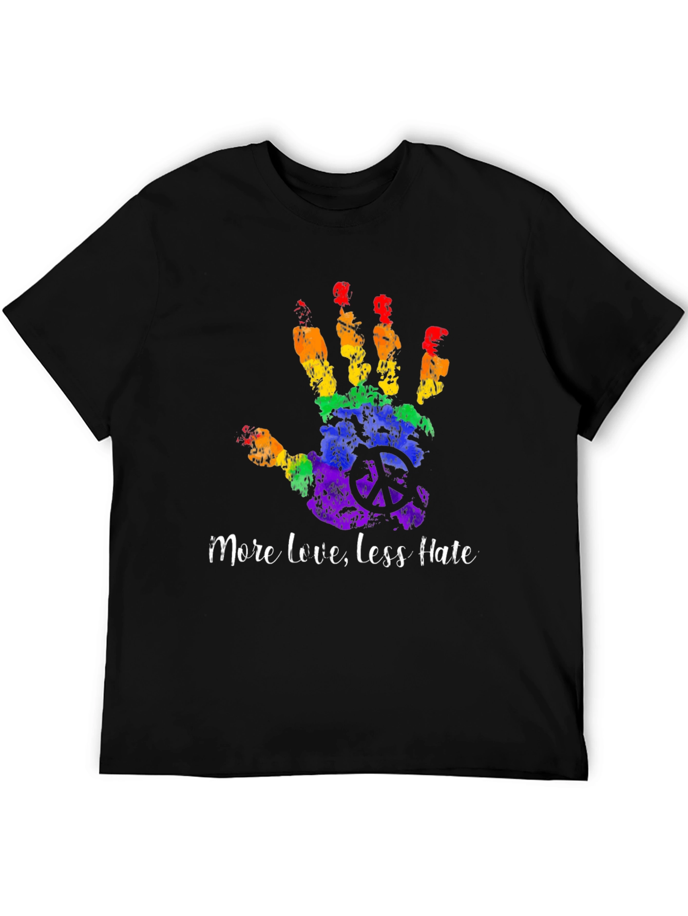 More Love Less Hate LGBT Pride T-Shirt