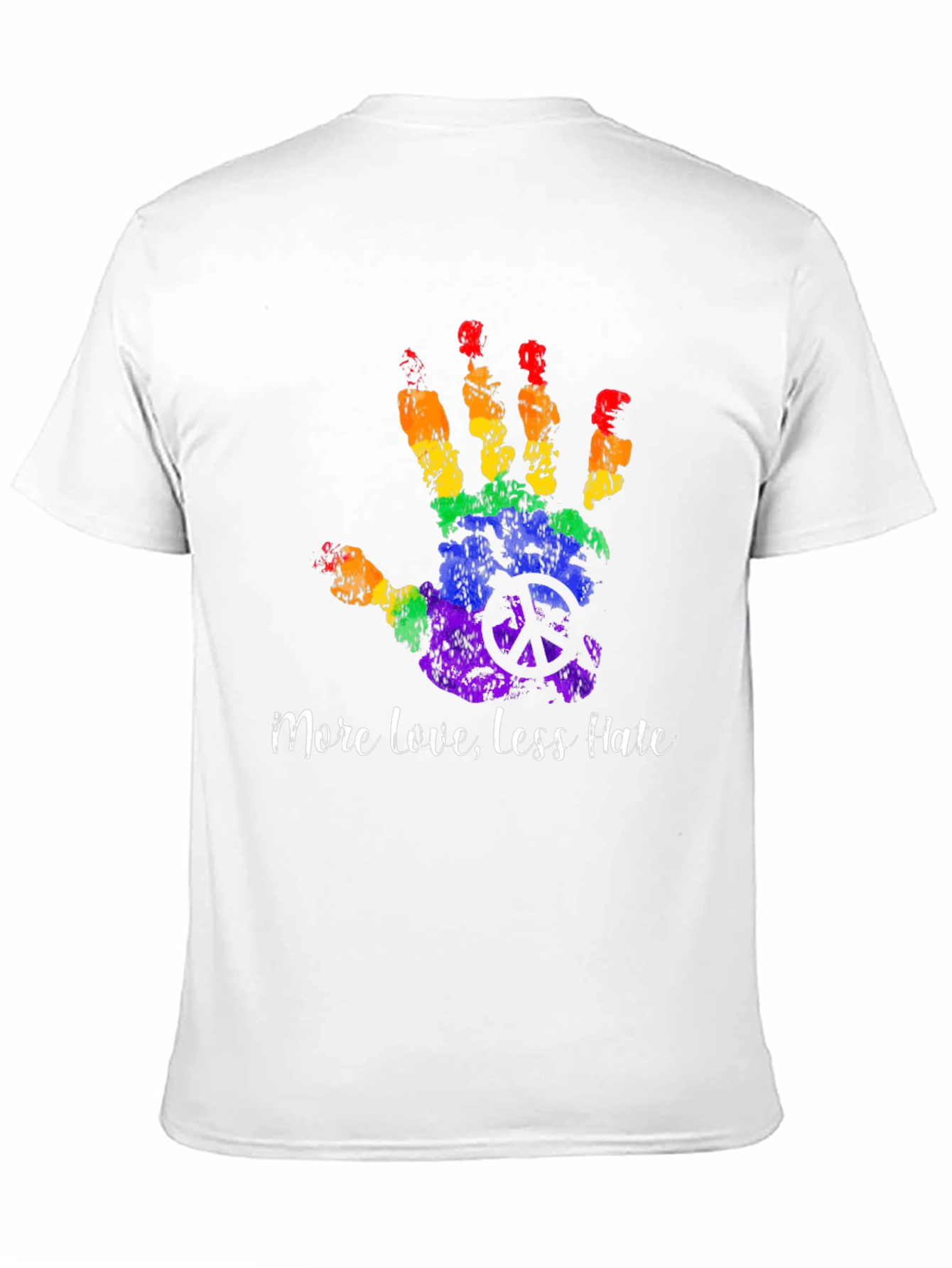 More Love Less Hate LGBT Pride T-Shirt