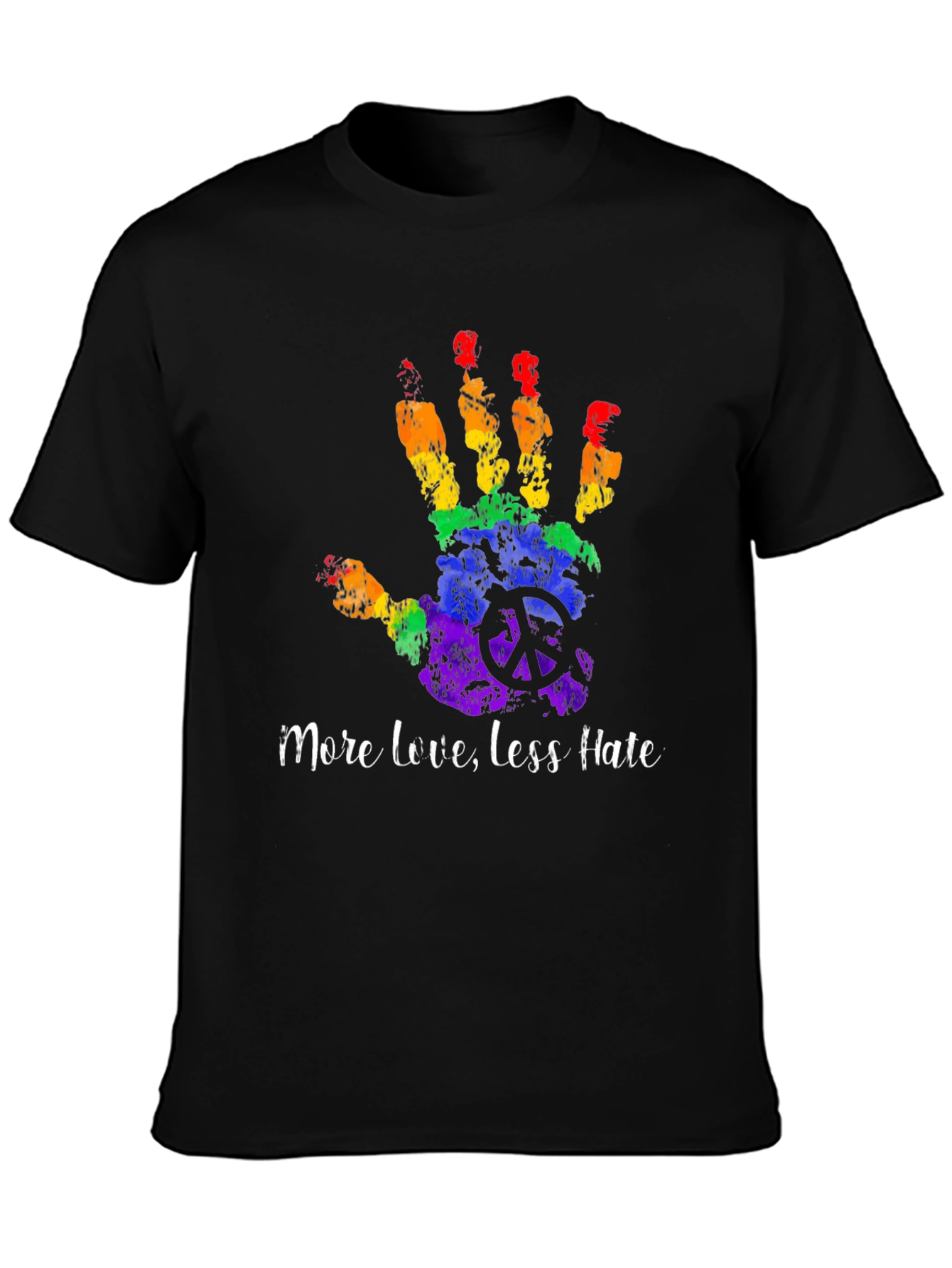 More Love Less Hate LGBT Pride T-Shirt