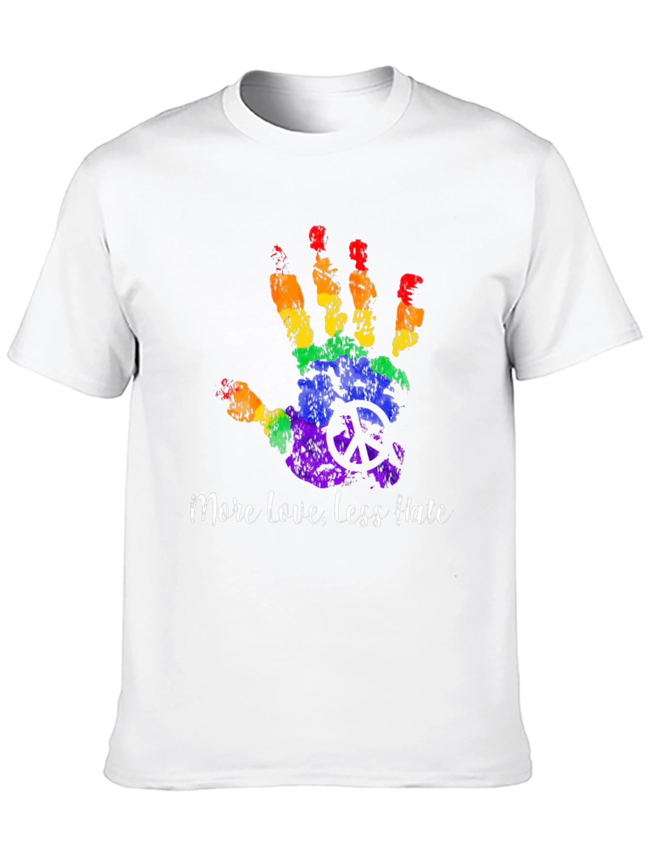 More Love Less Hate LGBT Pride T-Shirt