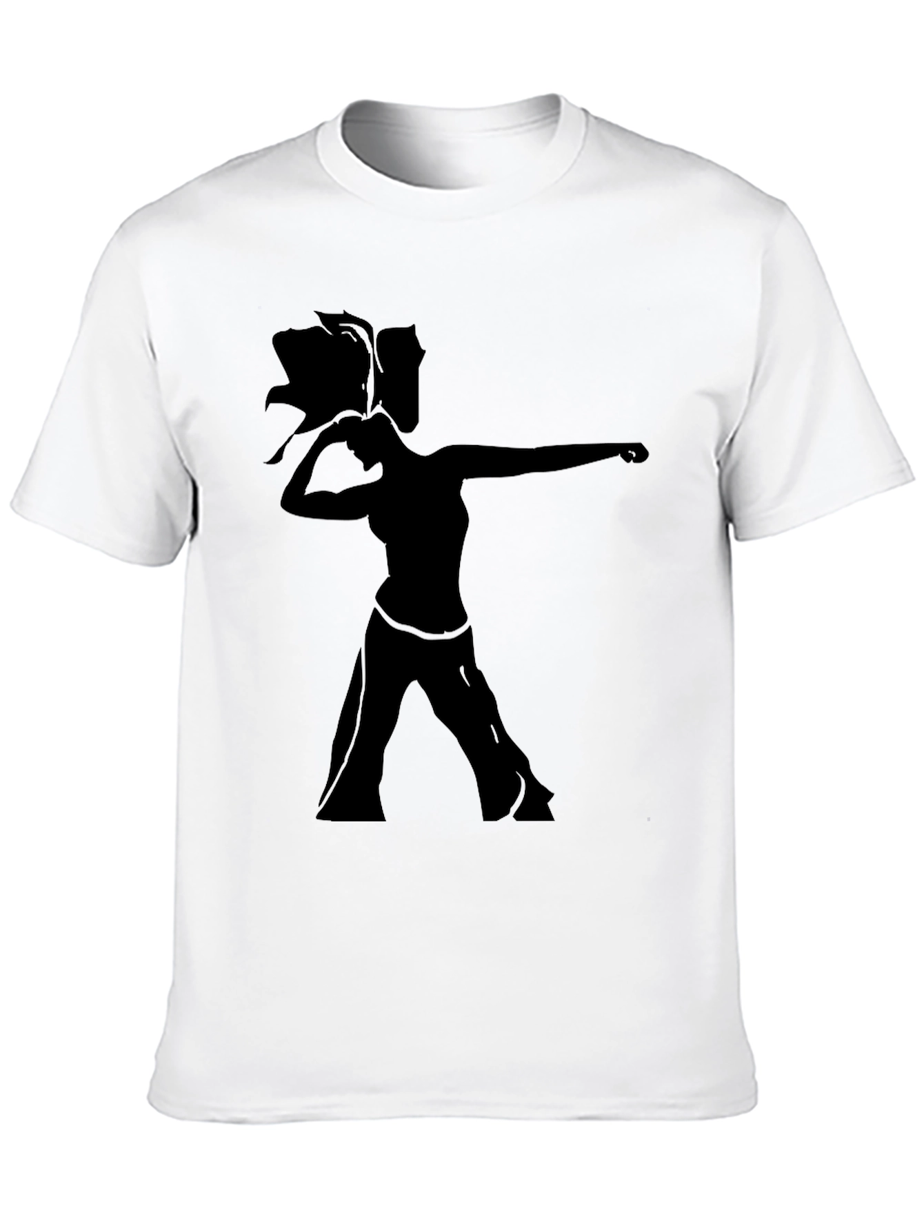 Silhouette Dance Graphic Tee - Unisex Black T-Shirt