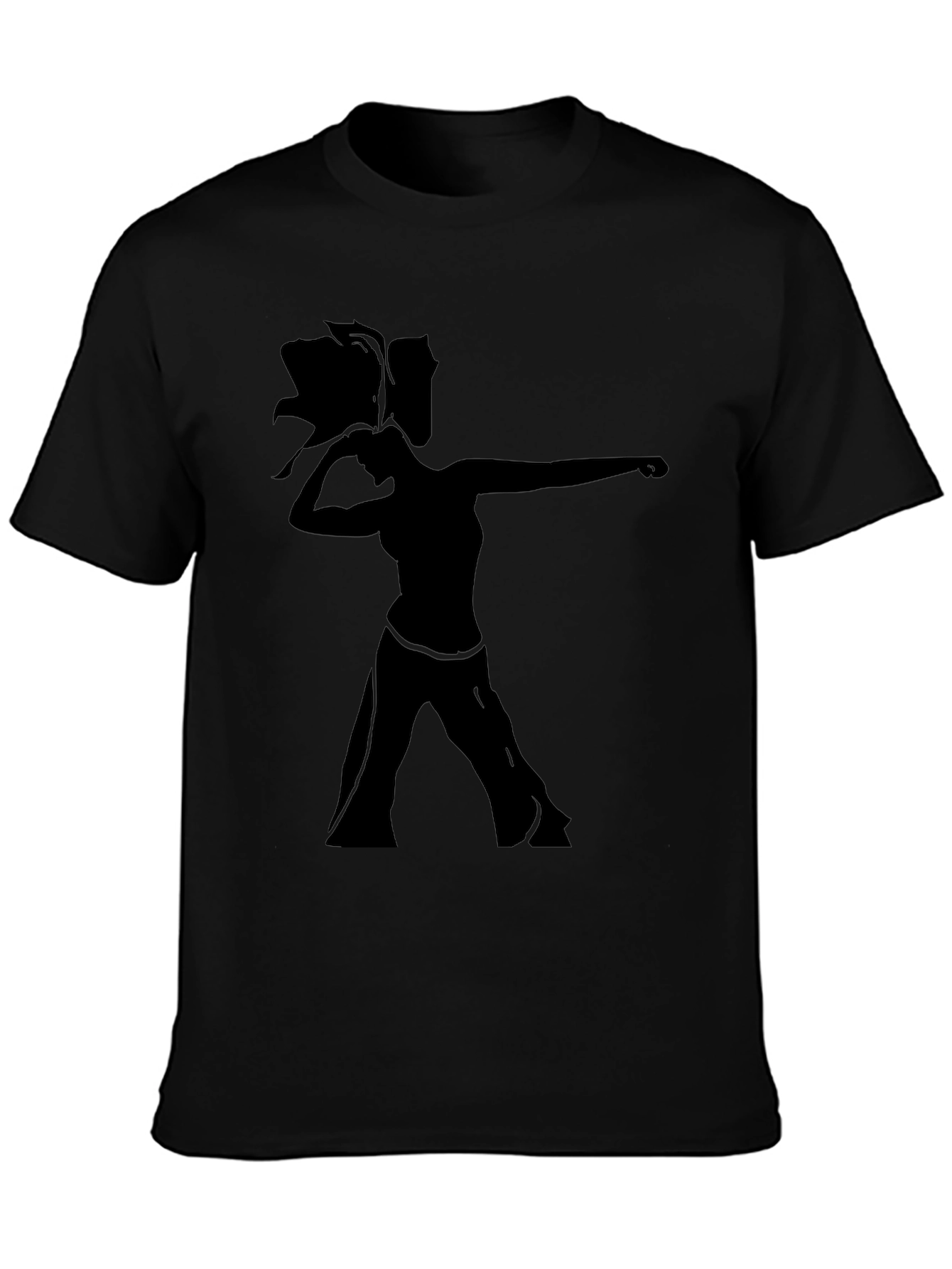 Silhouette Dance Graphic Tee - Unisex Black T-Shirt