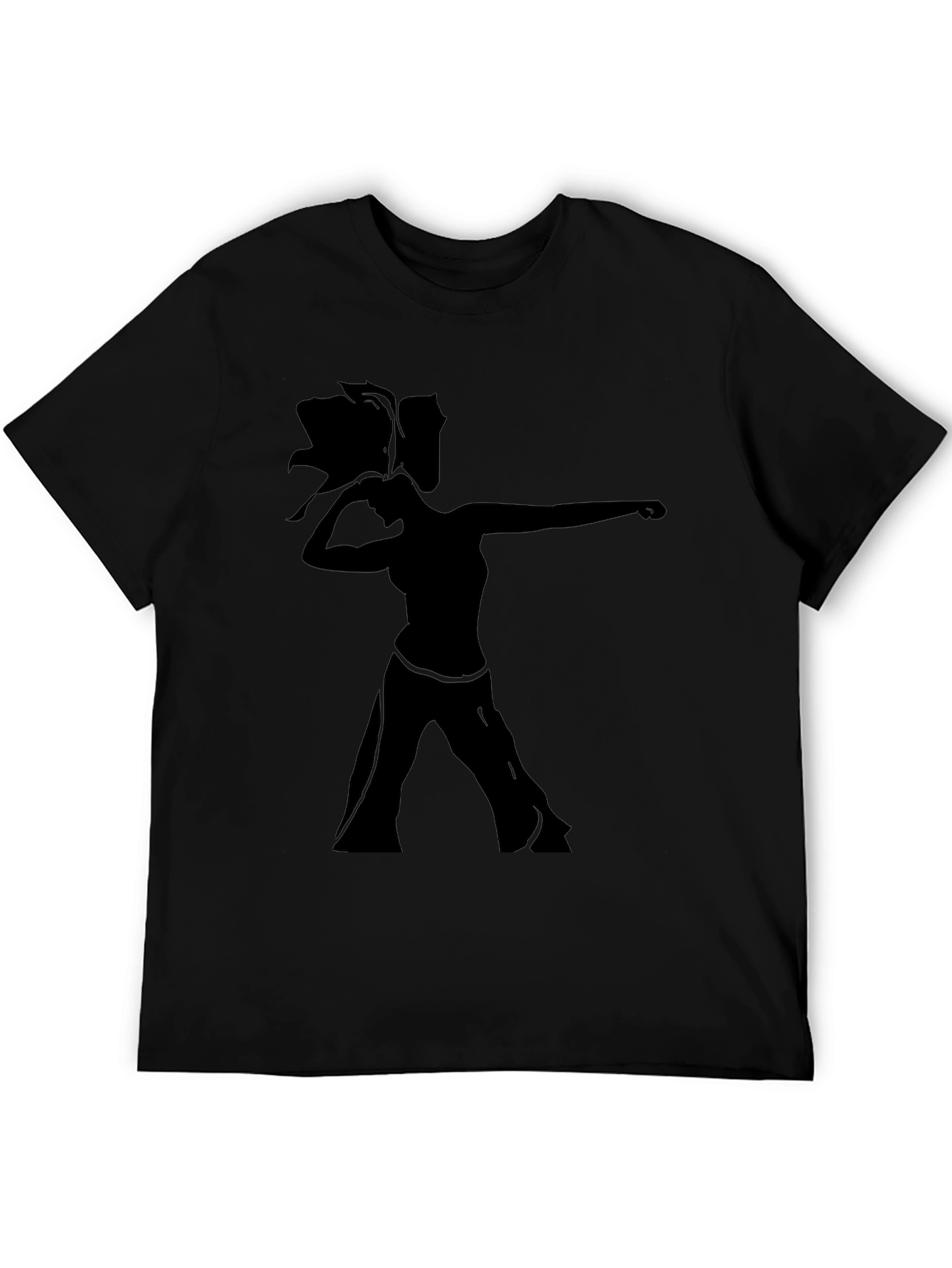 Silhouette Dance Graphic Tee - Unisex Black T-Shirt