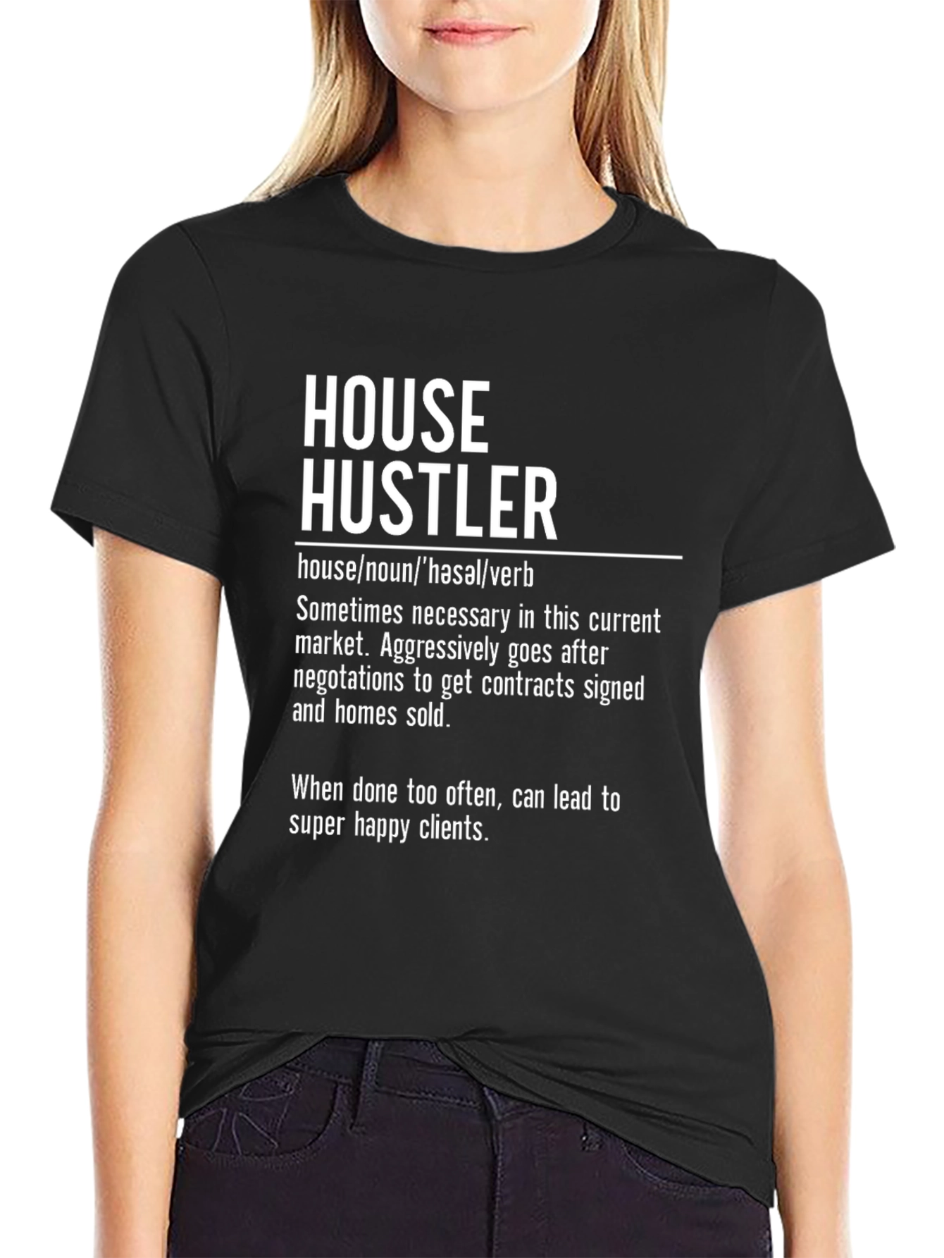 House Hustler Graphic Tee - Real Estate Agent T-Shirt