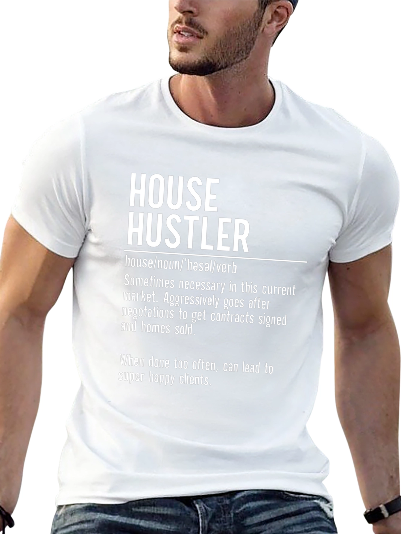 House Hustler Graphic Tee - Real Estate Agent T-Shirt