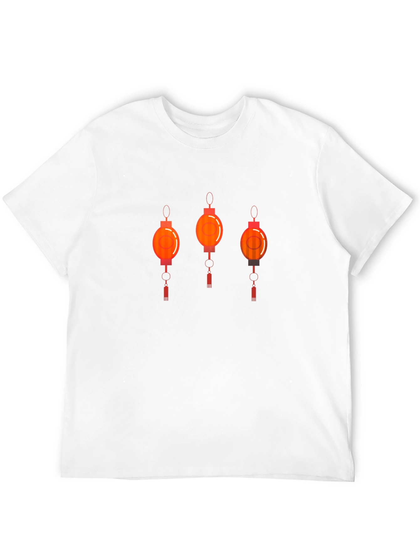 Lantern Graphic Tee - Stylish Crew Neck T-Shirt