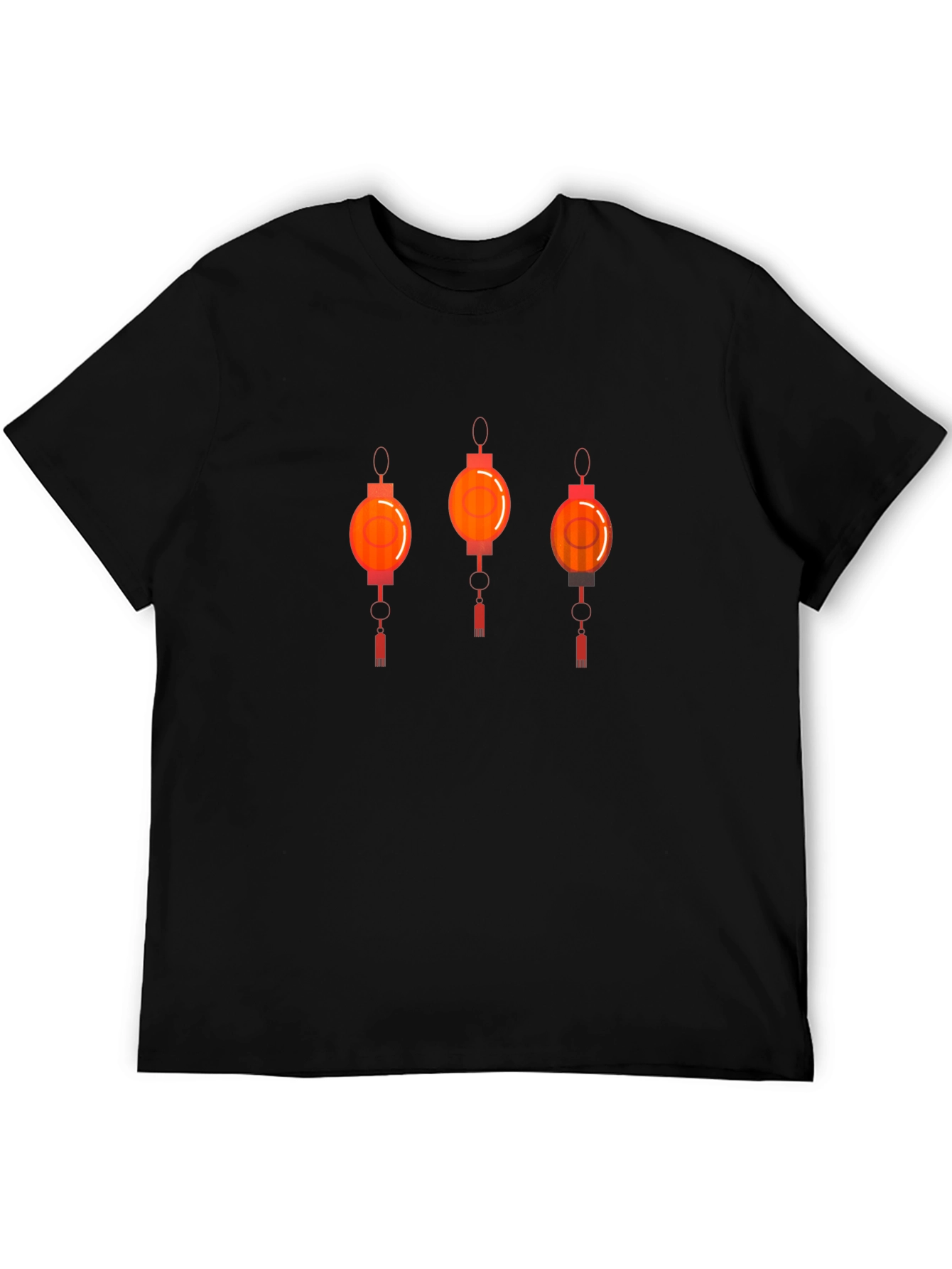 Lantern Graphic Tee - Stylish Crew Neck T-Shirt