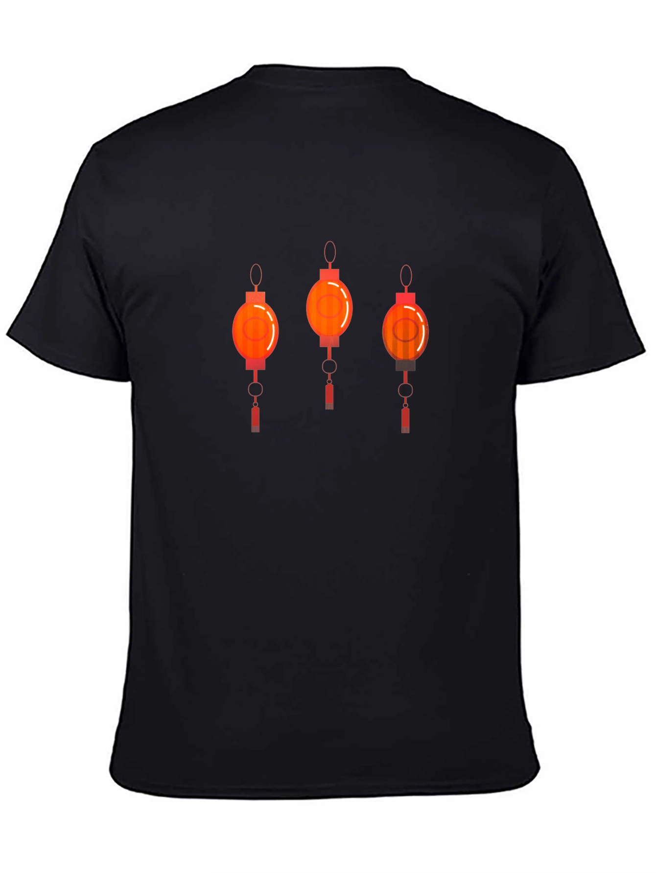 Lantern Graphic Tee - Stylish Crew Neck T-Shirt