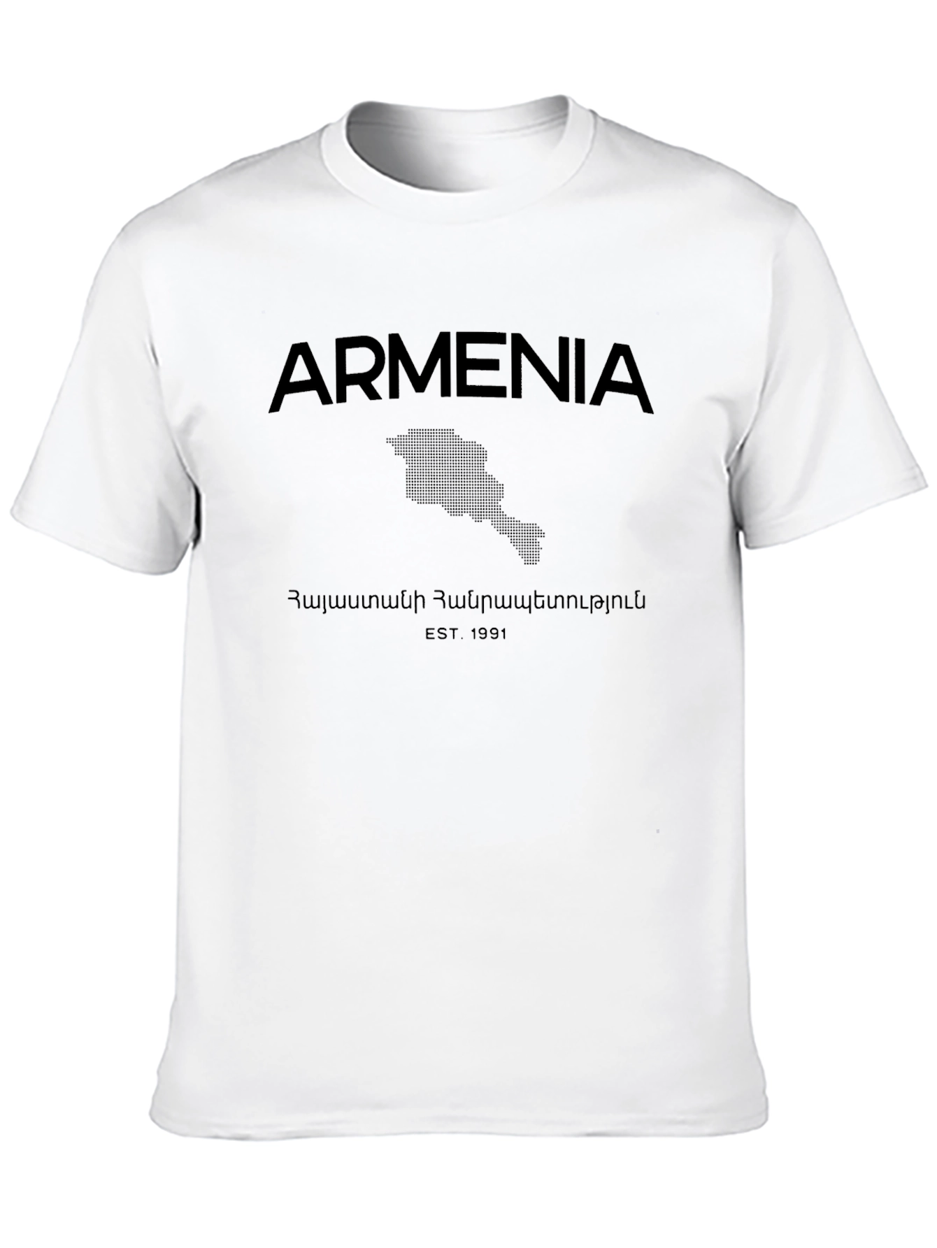 Armenia Republic EST 1991 Black T-Shirt