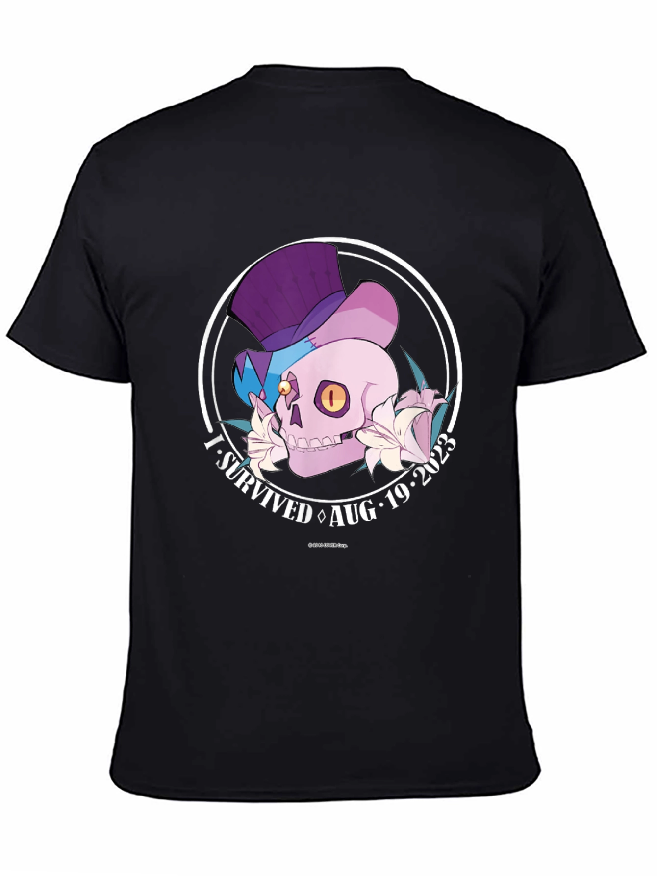 I Survived Aug 19 2023 Skull T-Shirt