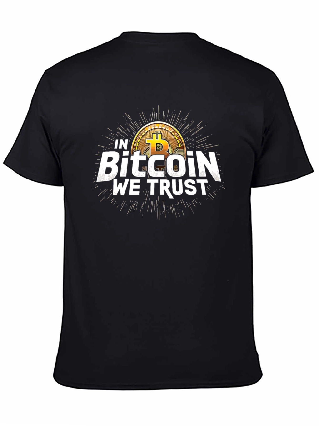 Bitcoin We Trust Black T-Shirt