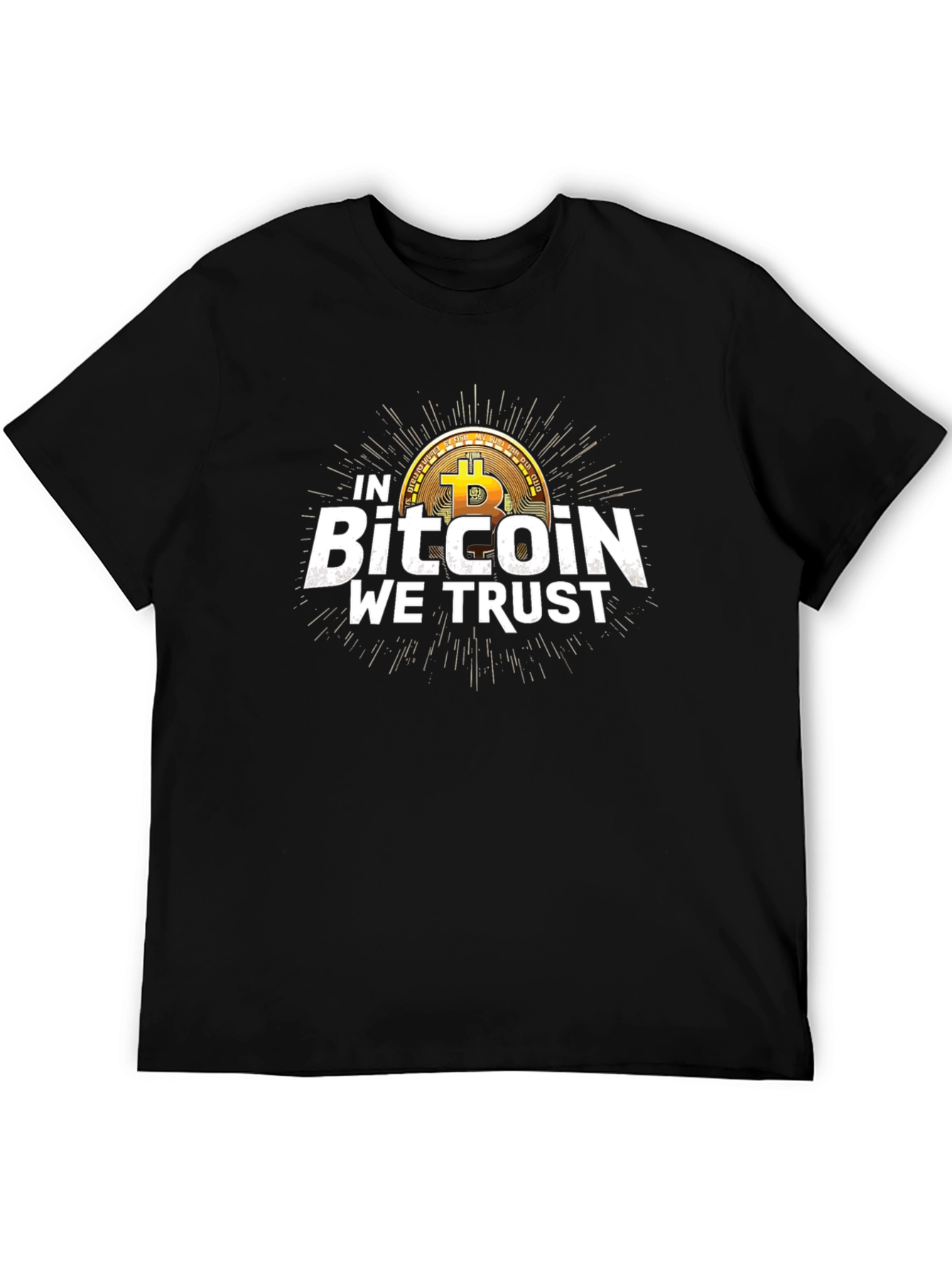 Bitcoin We Trust Black T-Shirt