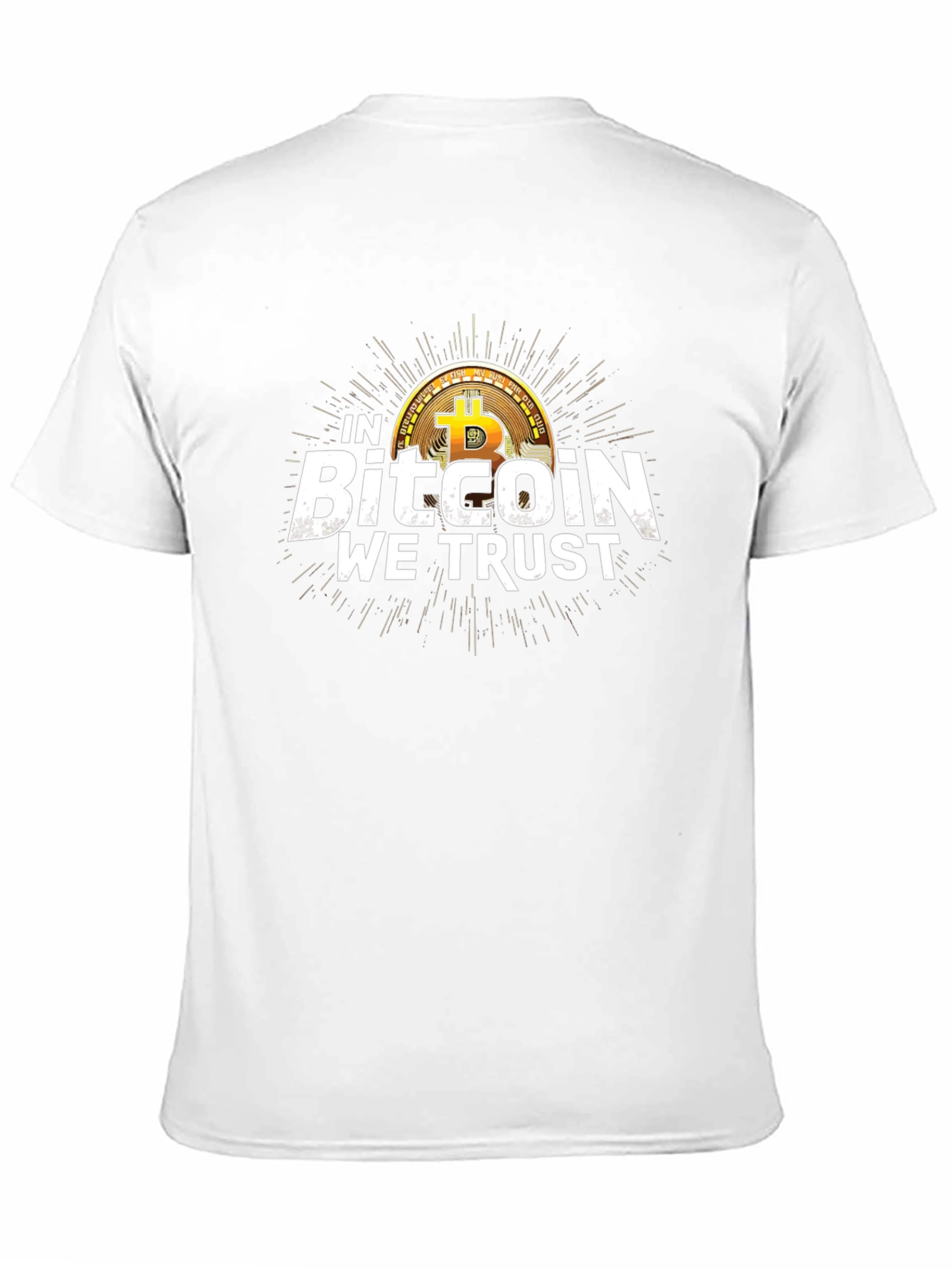 Bitcoin We Trust Black T-Shirt