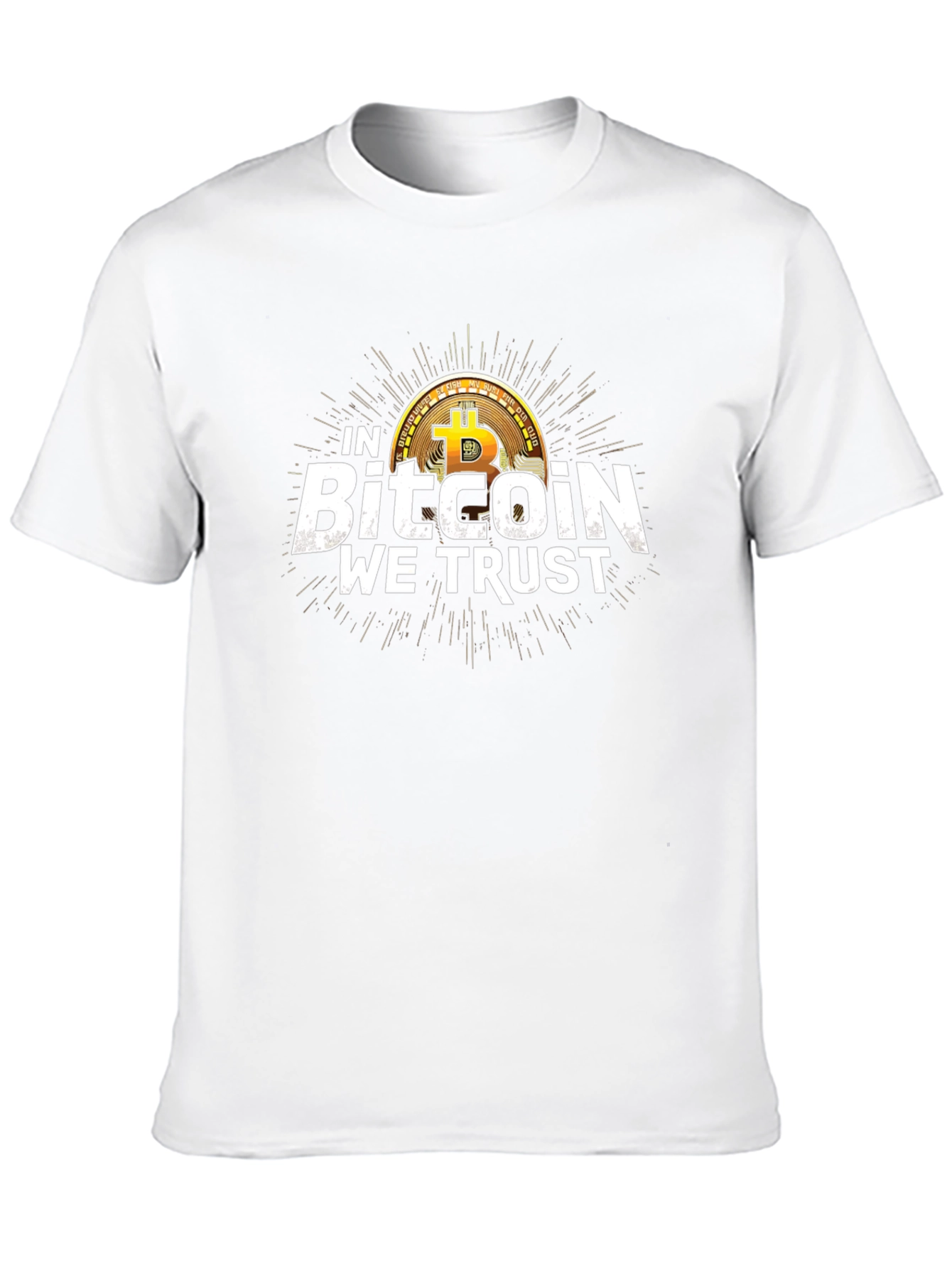 Bitcoin We Trust Black T-Shirt